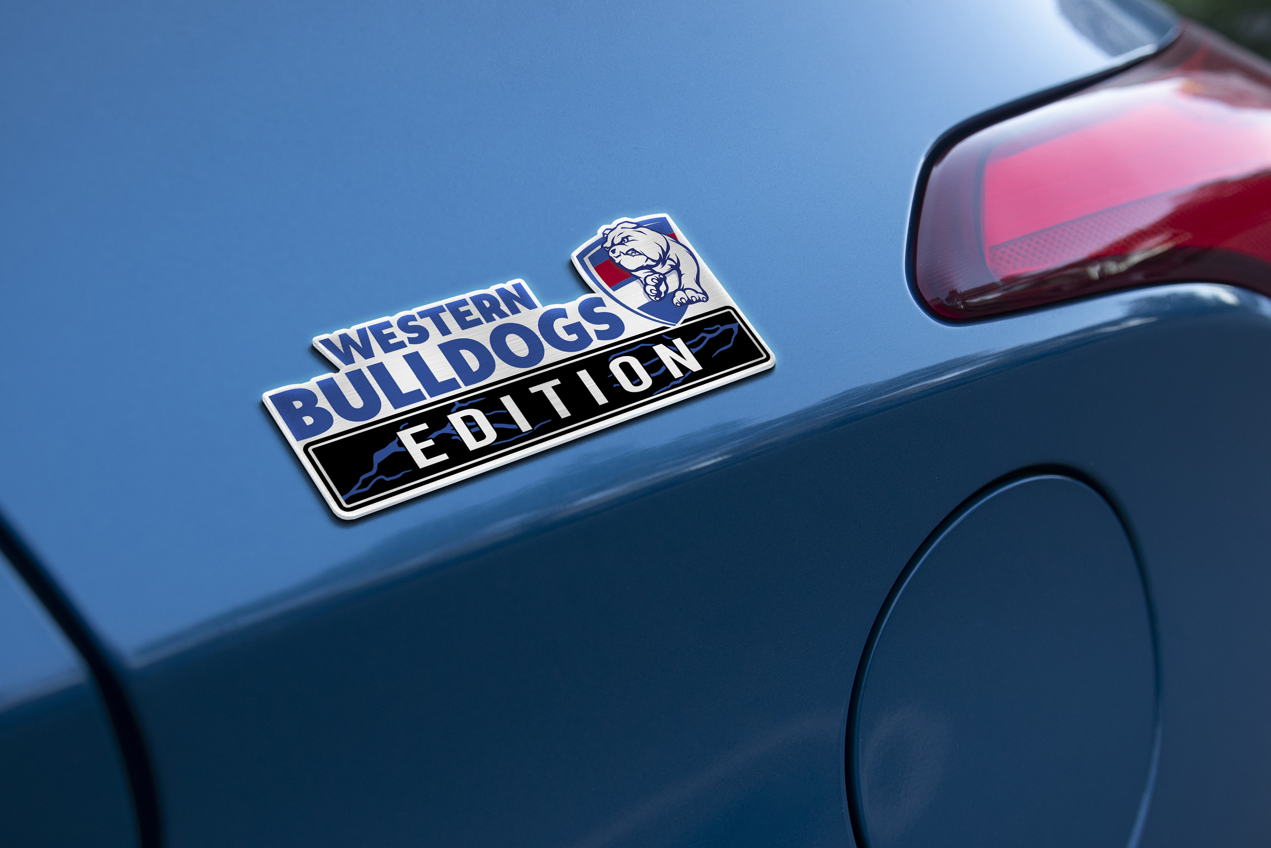 Western Bulldogs Edition Car Emblem 2 Western Bulldogs Edition Car Emblem - Image 2