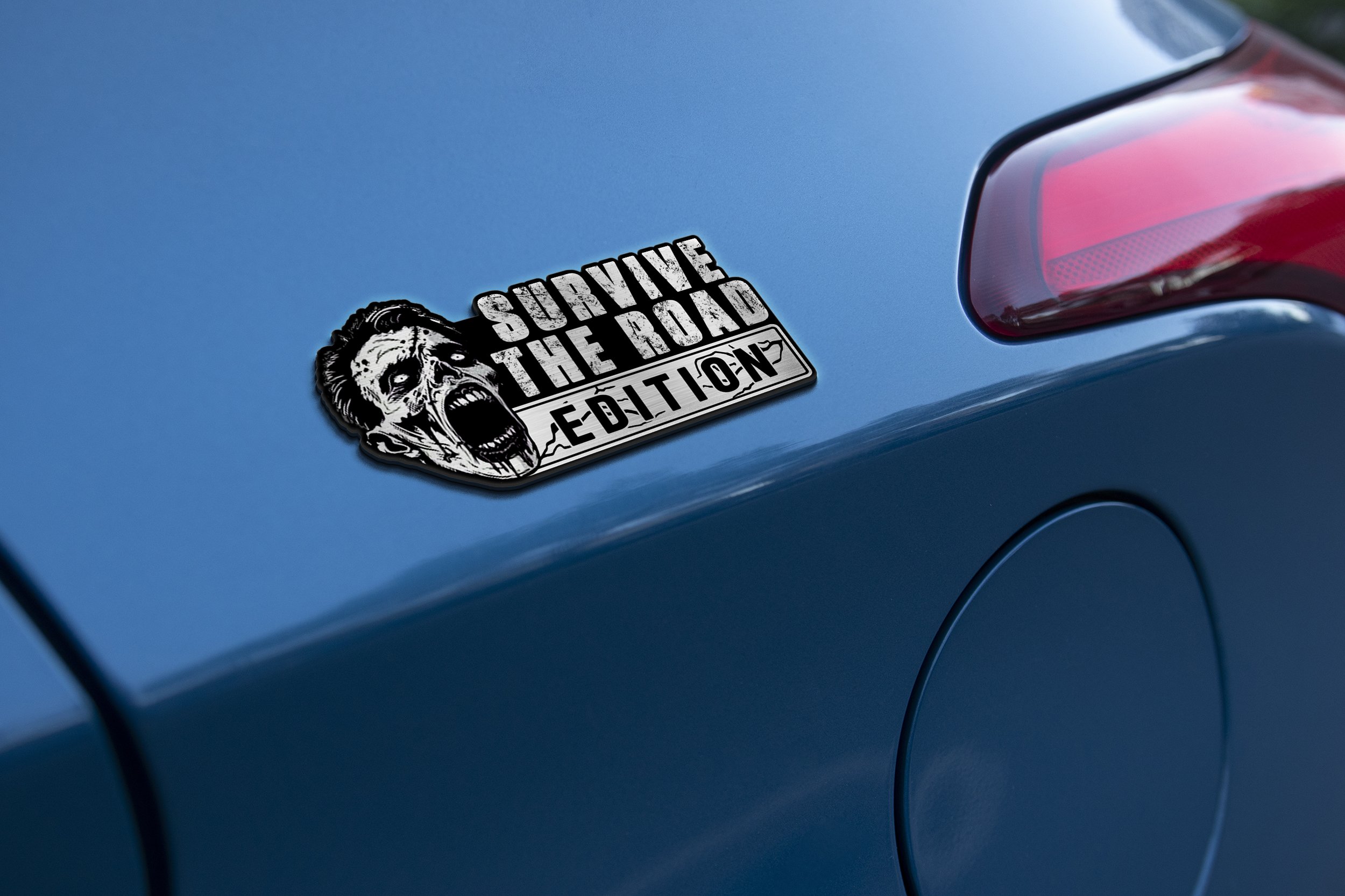 Walker Zombie Head Edition Car Emblem 2 Walker Zombie Head Edition Car Emblem - Image 2