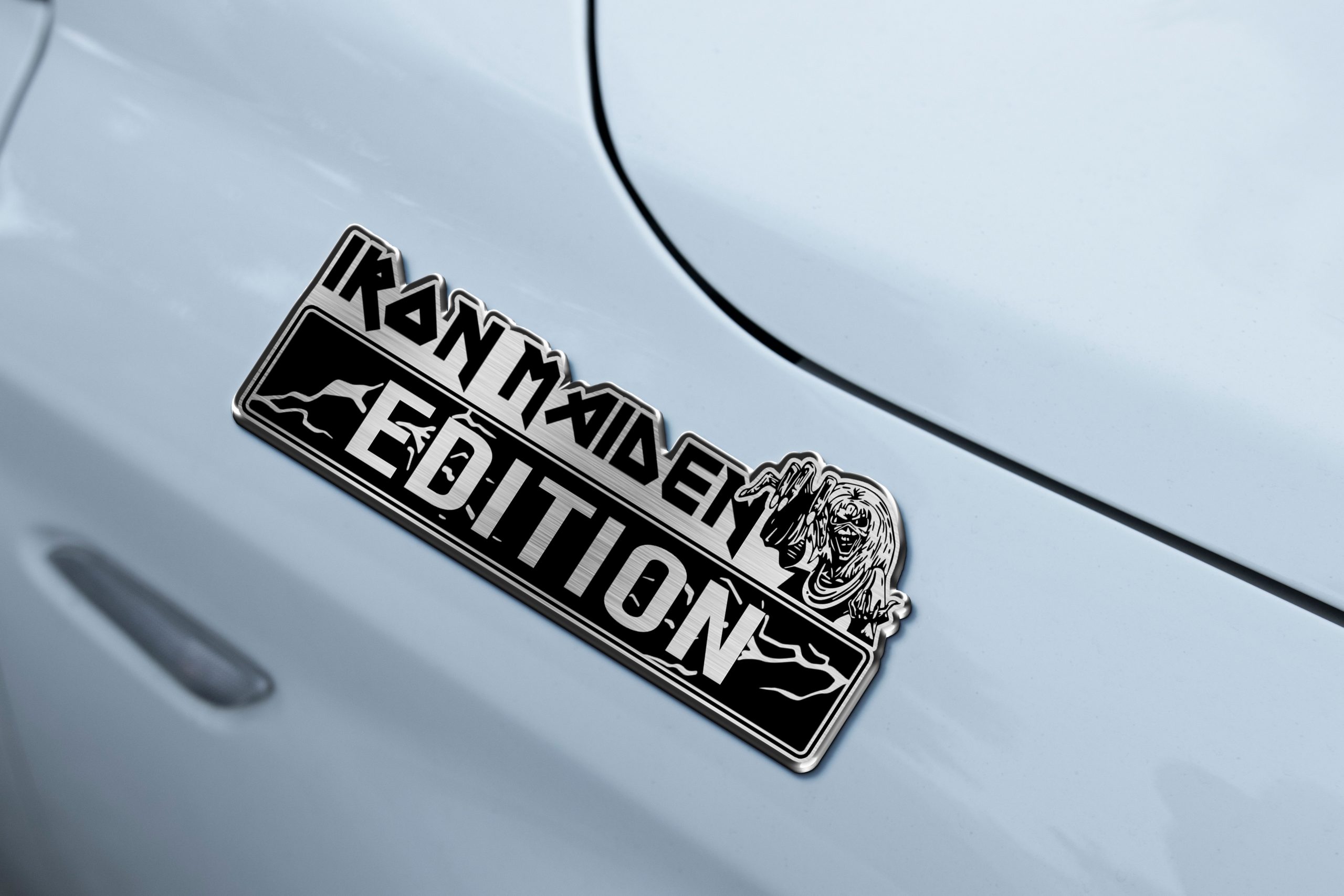 Iron Maiden Edition Laser Engraved Car Name Emblem 6 Iron Maiden Edition Laser Engraved Car Name Emblem - Image 6