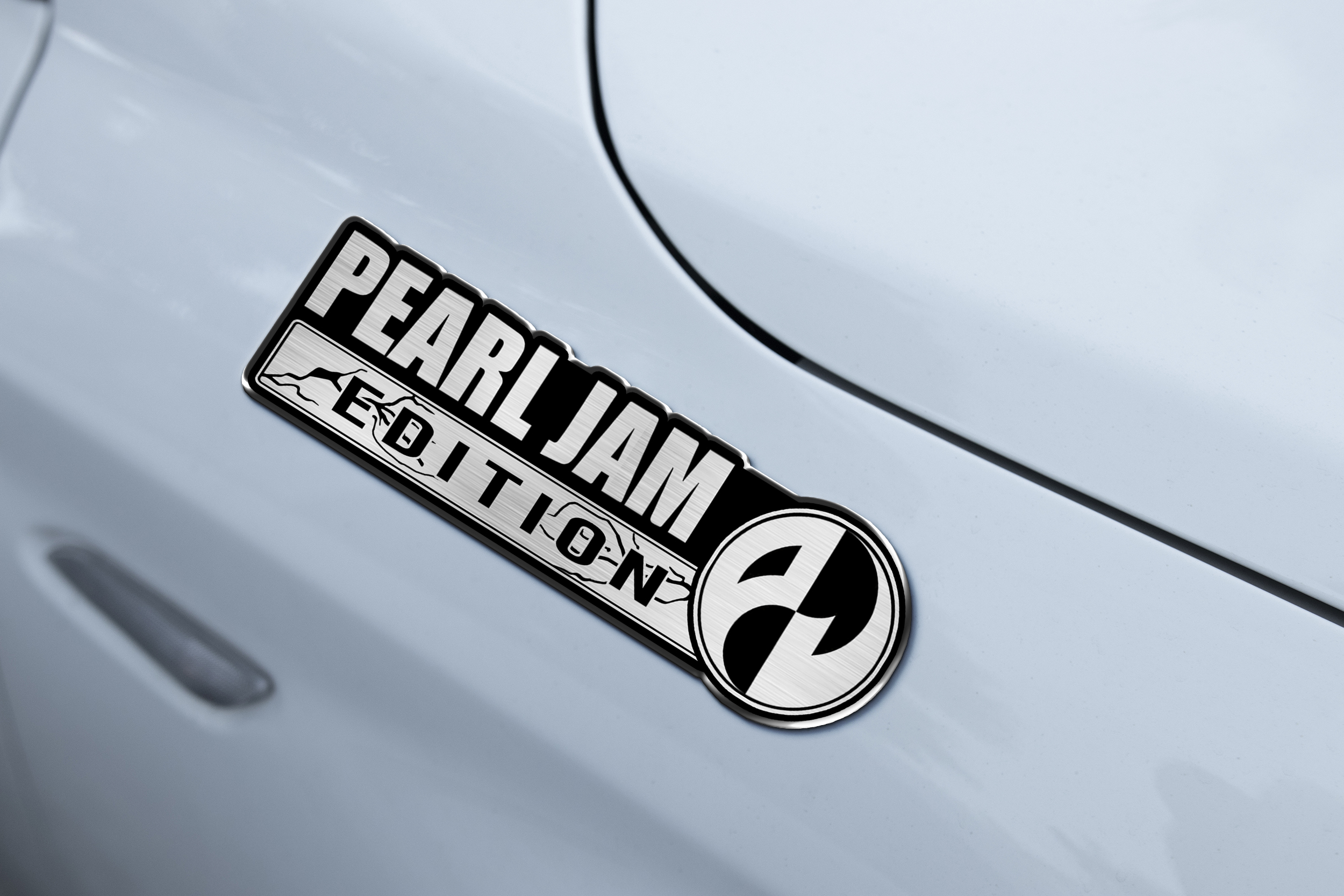 Pearl Jam Edition Laser Engraved Car Emblem Version 2 3 Pearl Jam Edition Laser Engraved Car Emblem Version 2 - Image 3