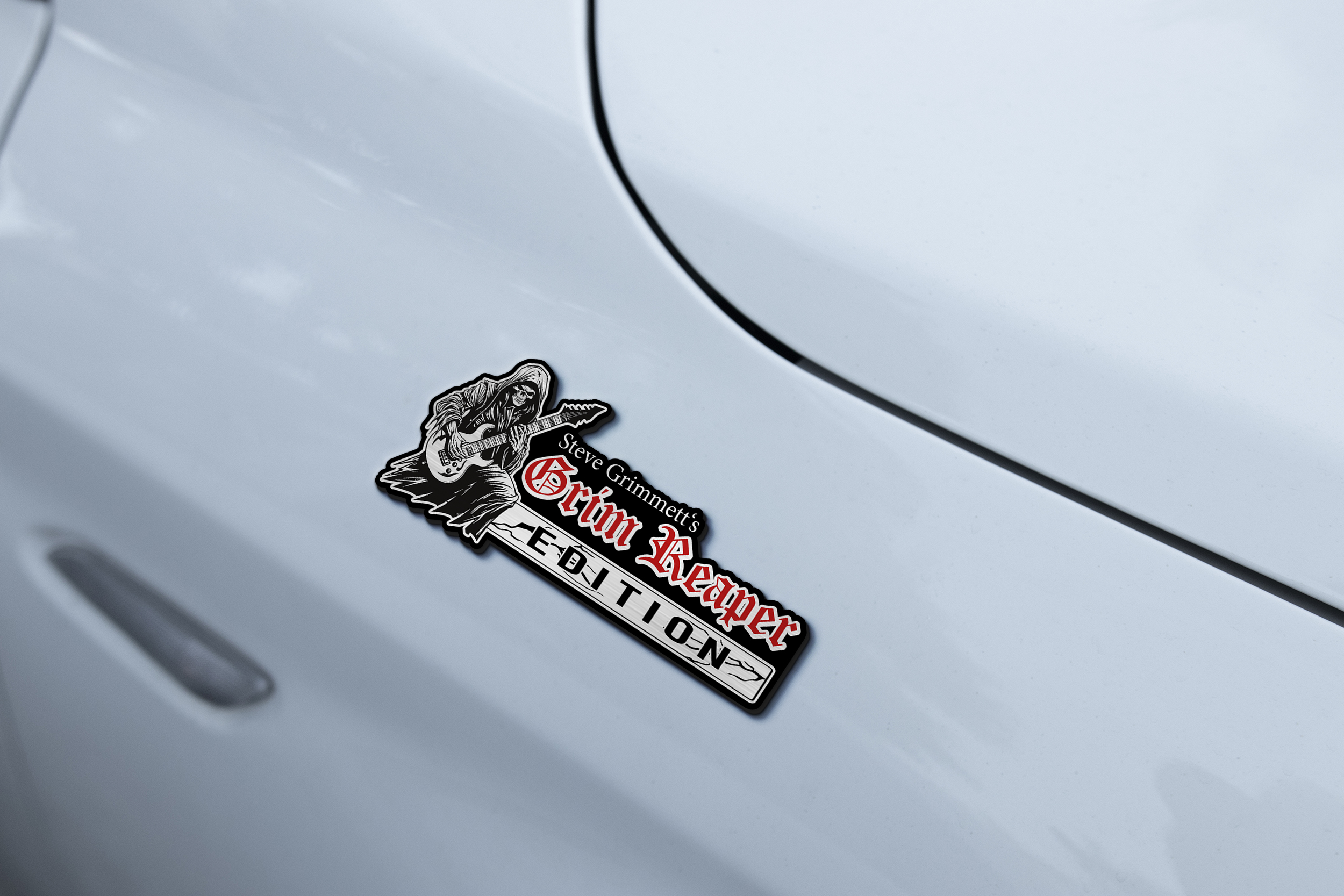 Grim Reaper Edition Custom Acrylic Car Emblem Version 2 6 Grim Reaper Edition Custom Acrylic Car Emblem Version 2 - Image 6