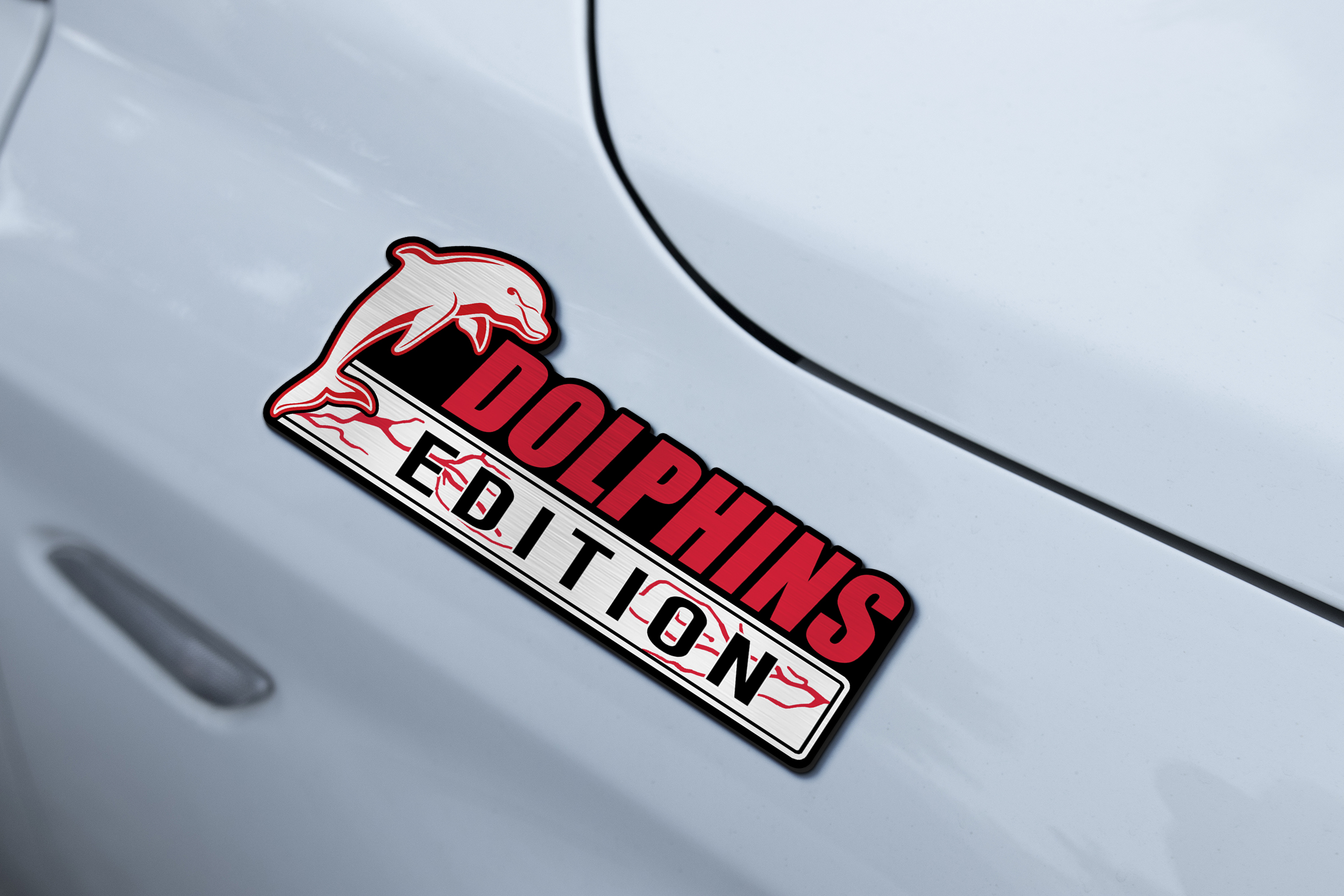Dolphins Edition Car Emblem 3 Dolphins Edition Car Emblem - Image 3