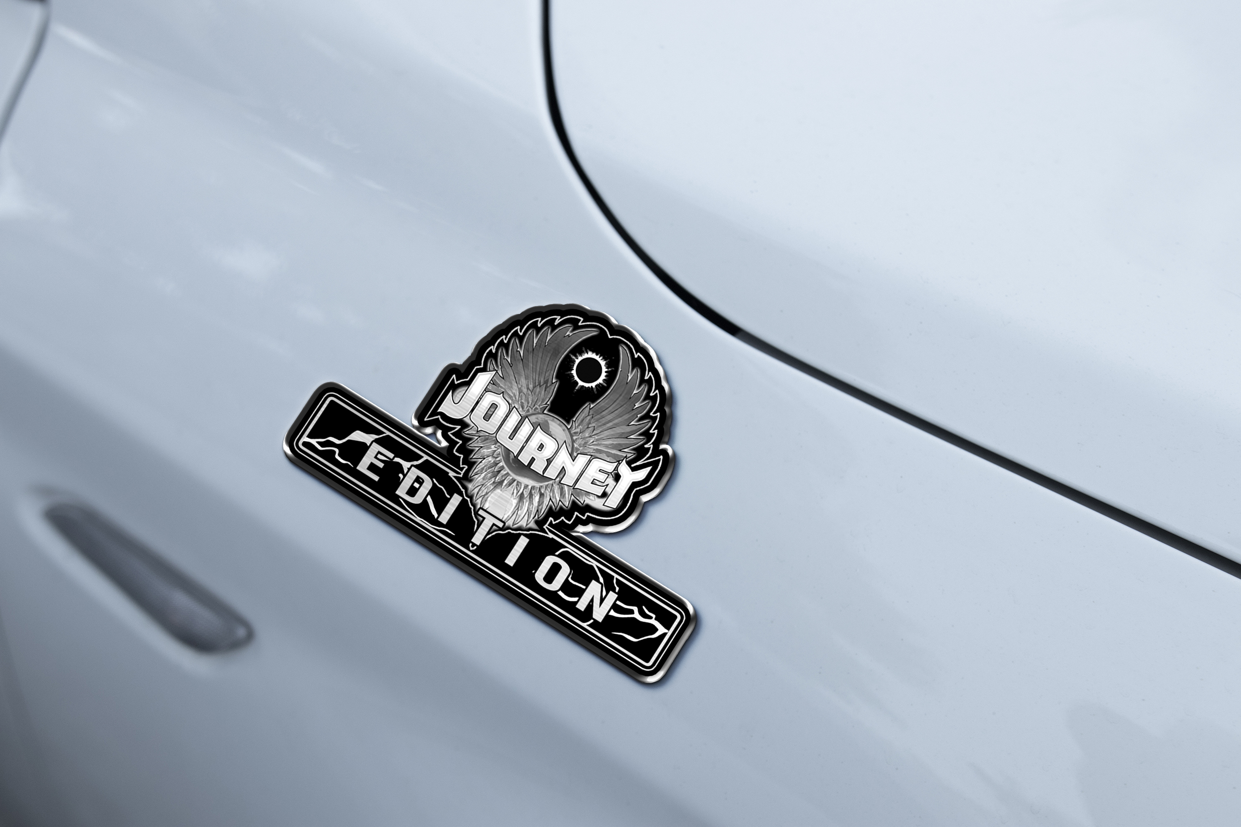 Journey Edition Laser Engraved Car Emblem Version 3 2 Journey Edition Laser Engraved Car Emblem Version 3 - Image 2