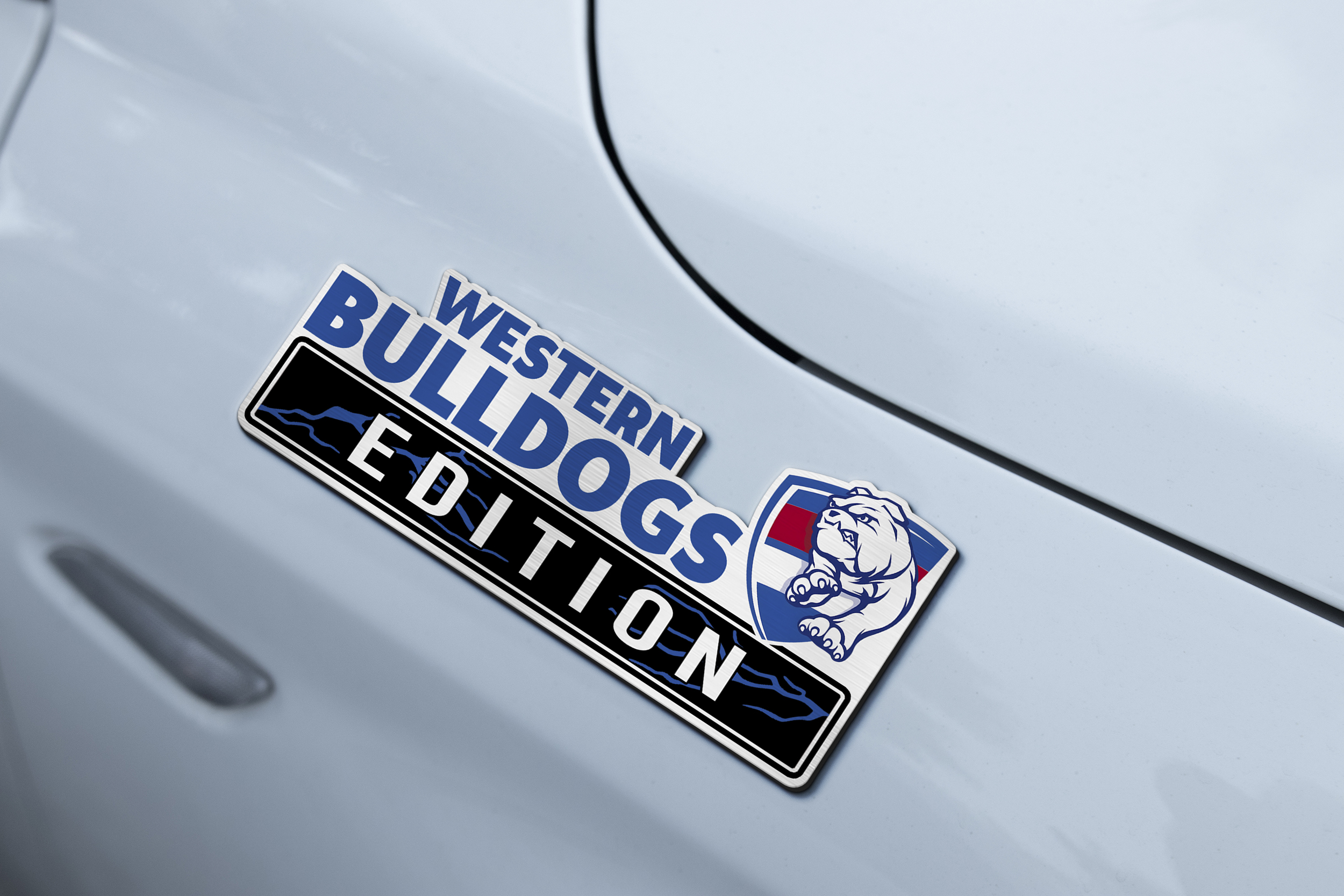 Western Bulldogs Edition Car Emblem 3 Western Bulldogs Edition Car Emblem - Image 3