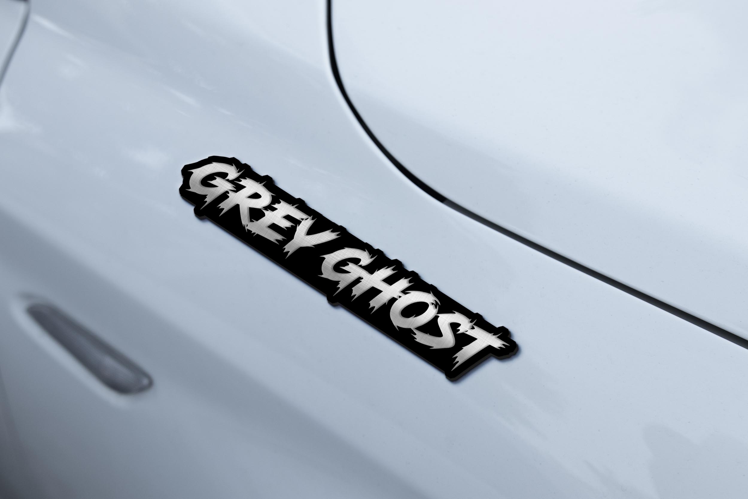 Grey Ghost Edition Car Emblem 3 Grey Ghost Edition Car Emblem - Image 3