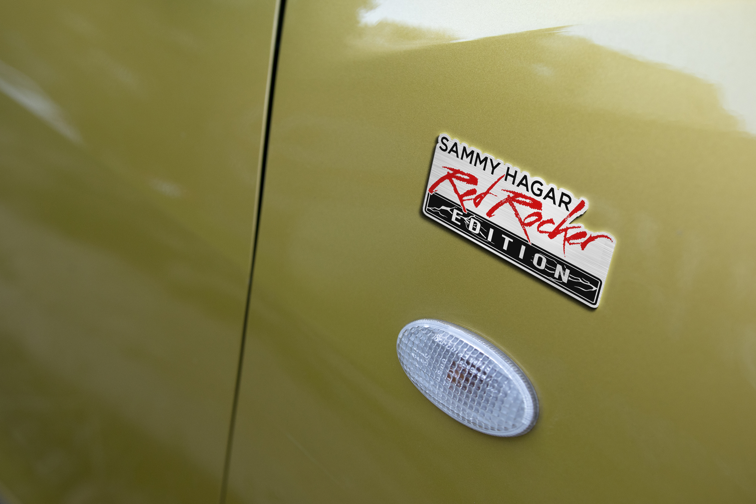 Sammy Hagar Red Rocker Edition Custom Acrylic Car Emblem 5 Sammy Hagar Red Rocker Edition Custom Acrylic Car Emblem - Image 5