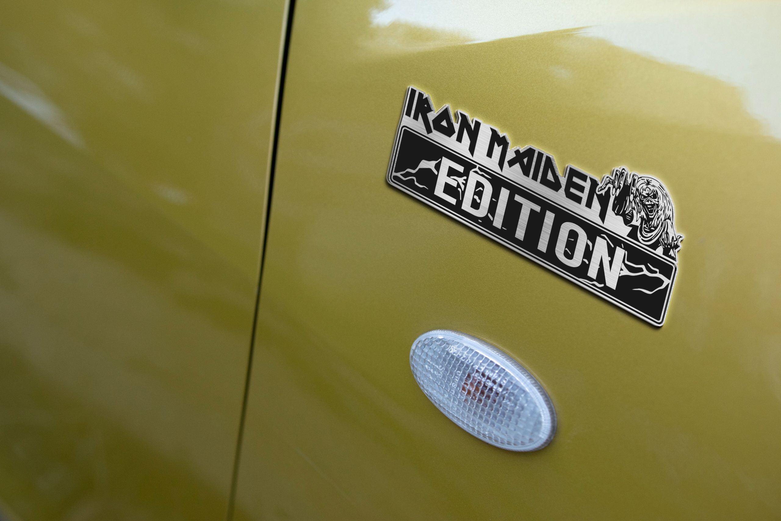 Iron Maiden Edition Laser Engraved Car Name Emblem 5 Iron Maiden Edition Laser Engraved Car Name Emblem - Image 5