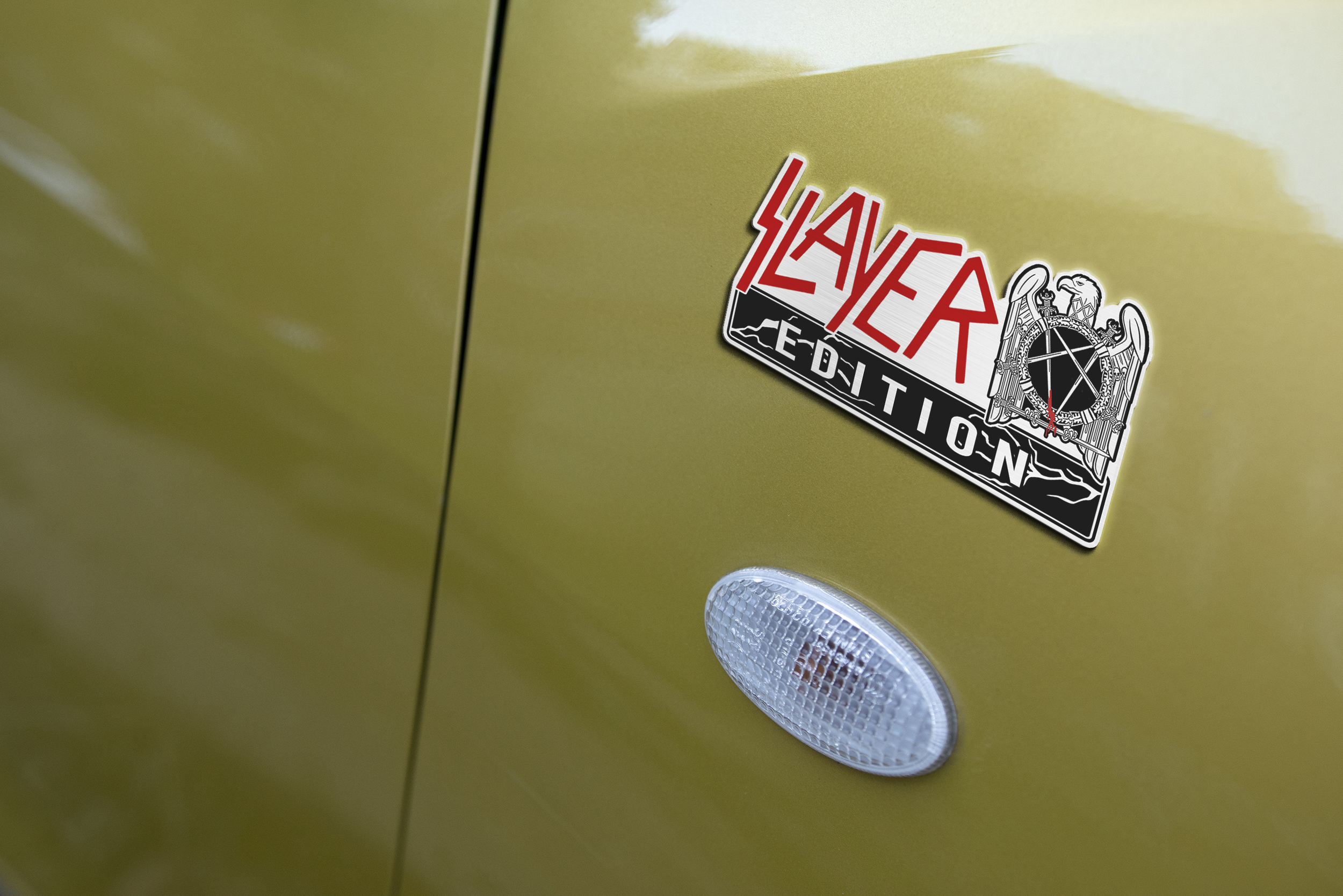 Slayer Edition Laser Engraved Car Emblem Version 2 4 Slayer Edition Laser Engraved Car Emblem Version 2 - Image 4