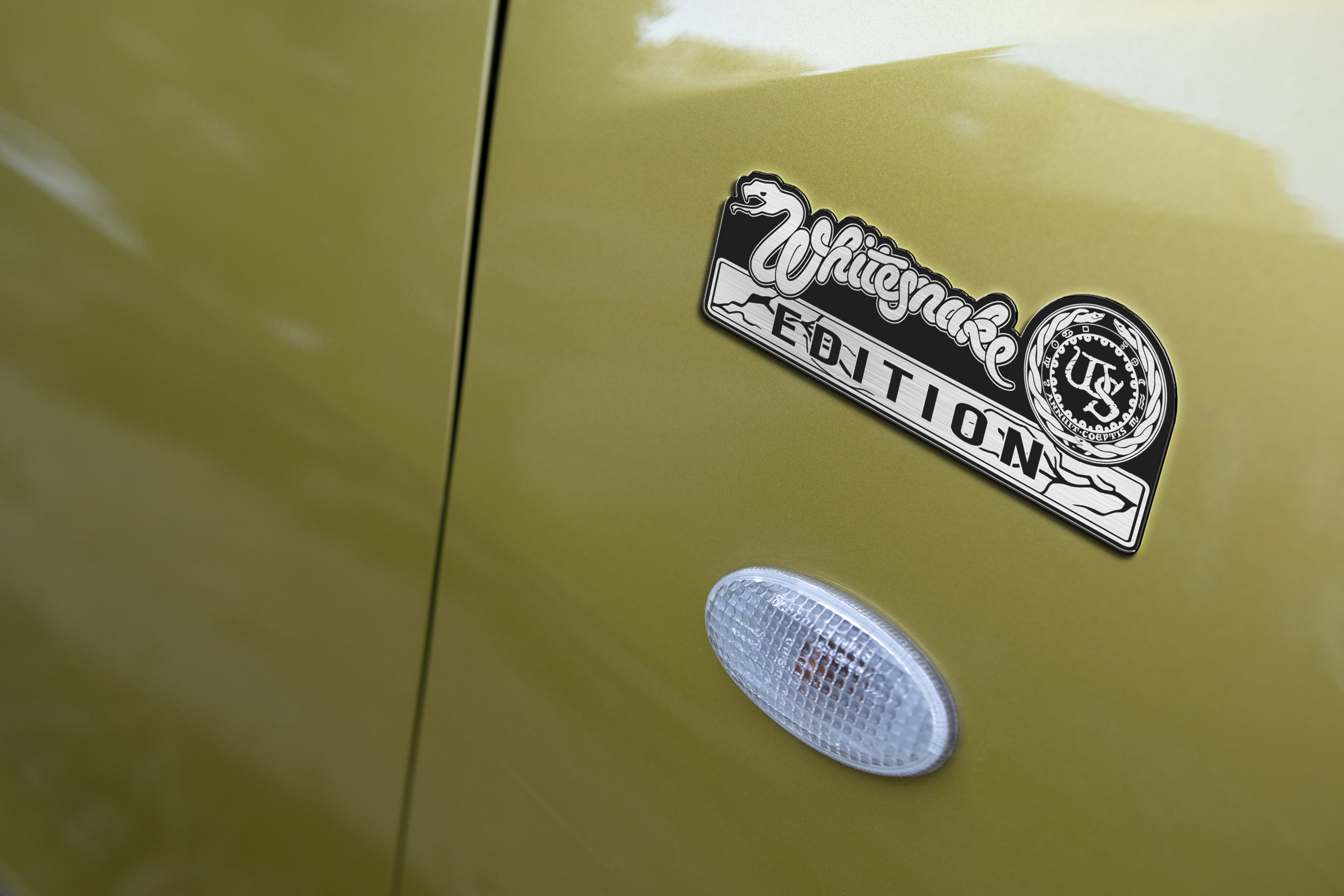 Whitesnake Edition Laser Engraved Car Emblem 4 Whitesnake Edition Laser Engraved Car Emblem - Image 4