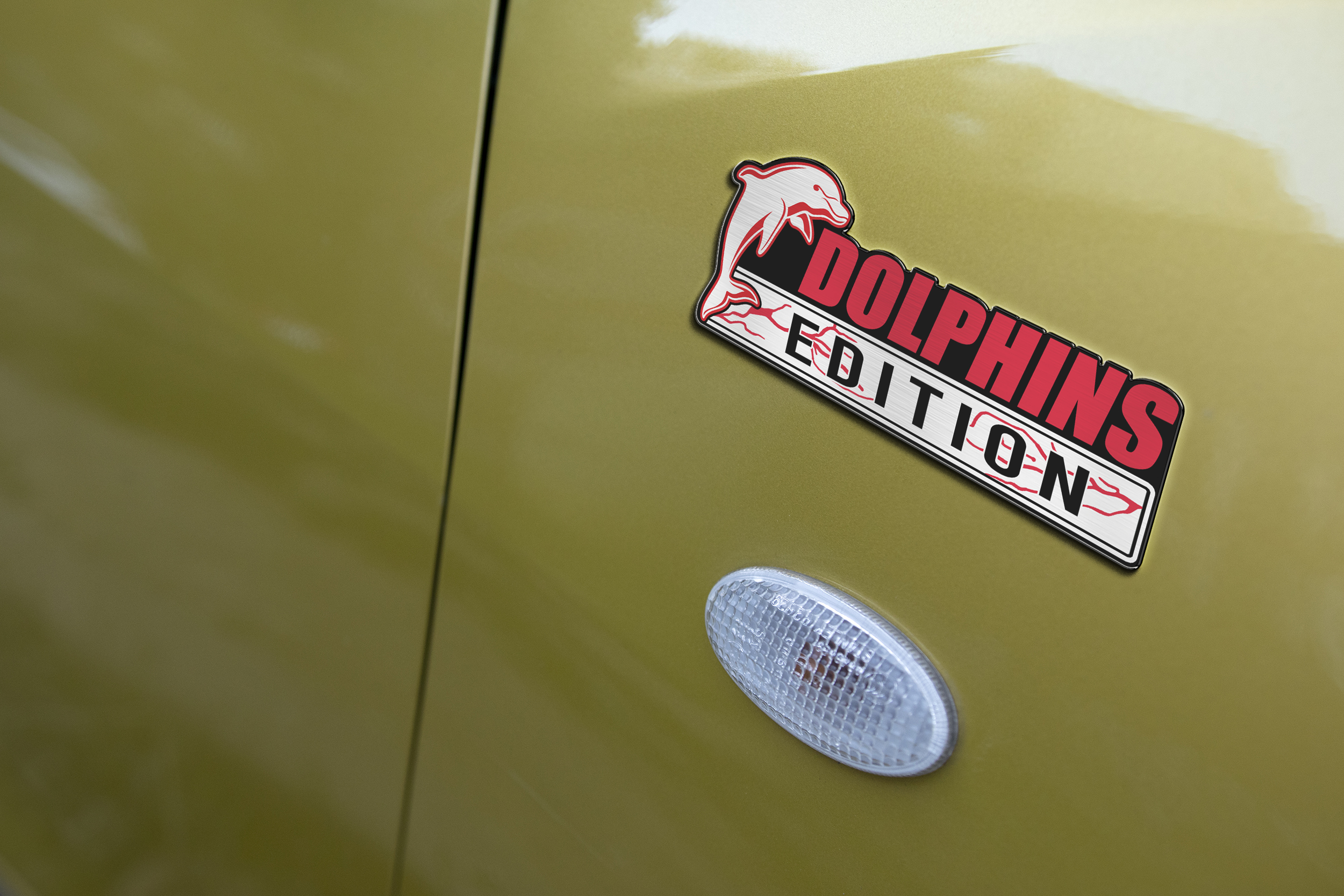 Dolphins Edition Car Emblem 4 Dolphins Edition Car Emblem - Image 4