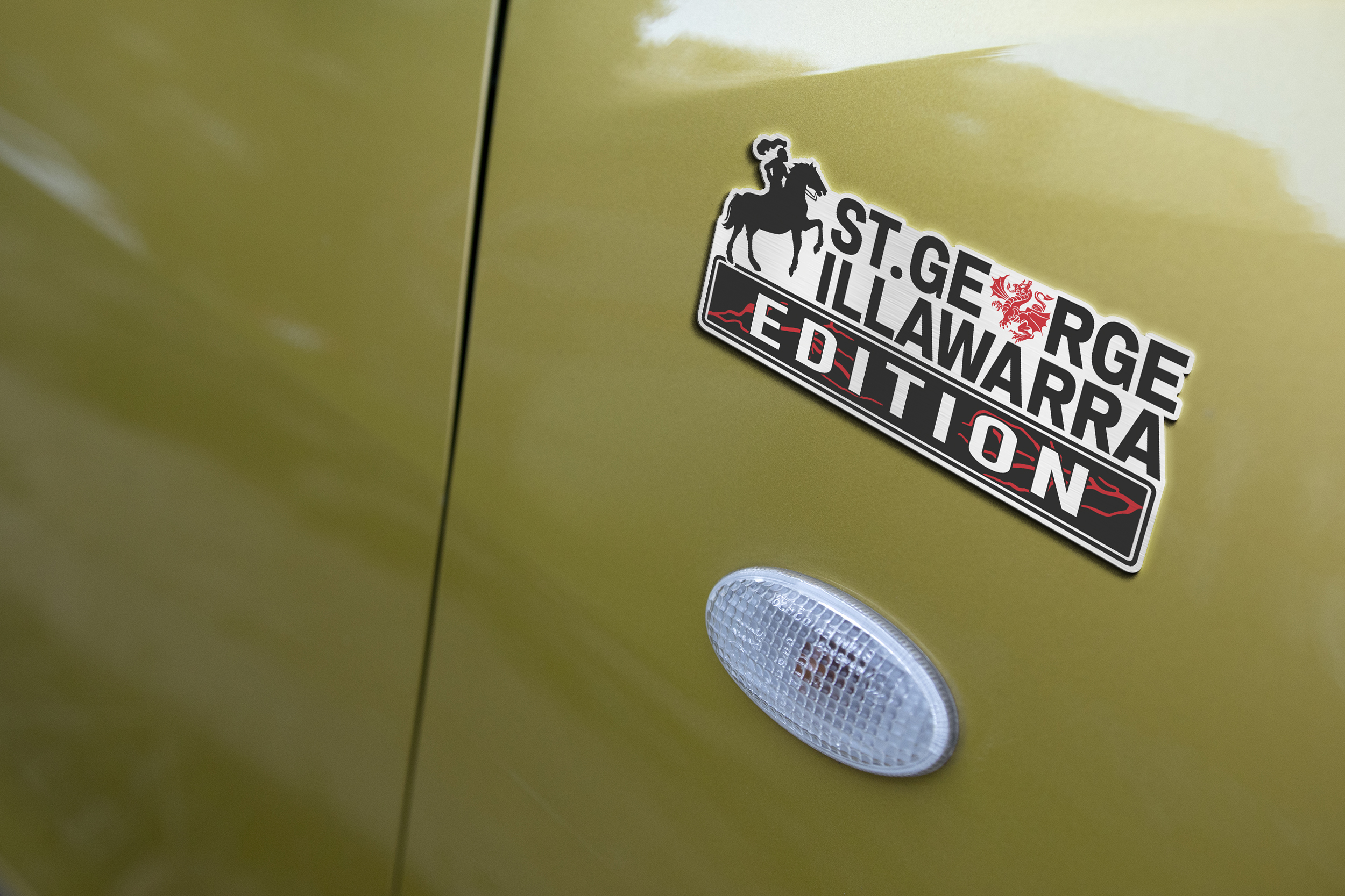 St. George Illawarra Dragons Edition Car Emblem 4 St. George Illawarra Dragons Edition Car Emblem - Image 4