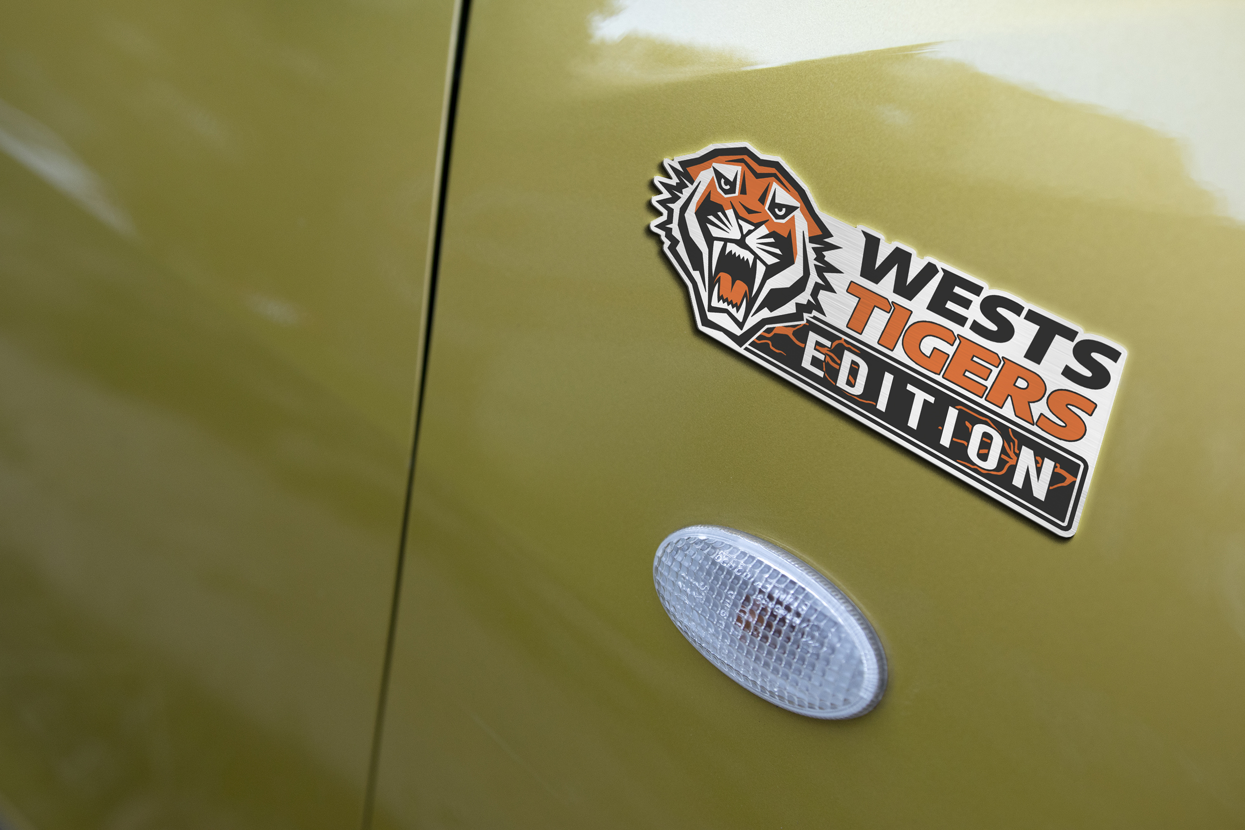 Wests Tigers Edition Car Emblem 4 Wests Tigers Edition Car Emblem - Image 4