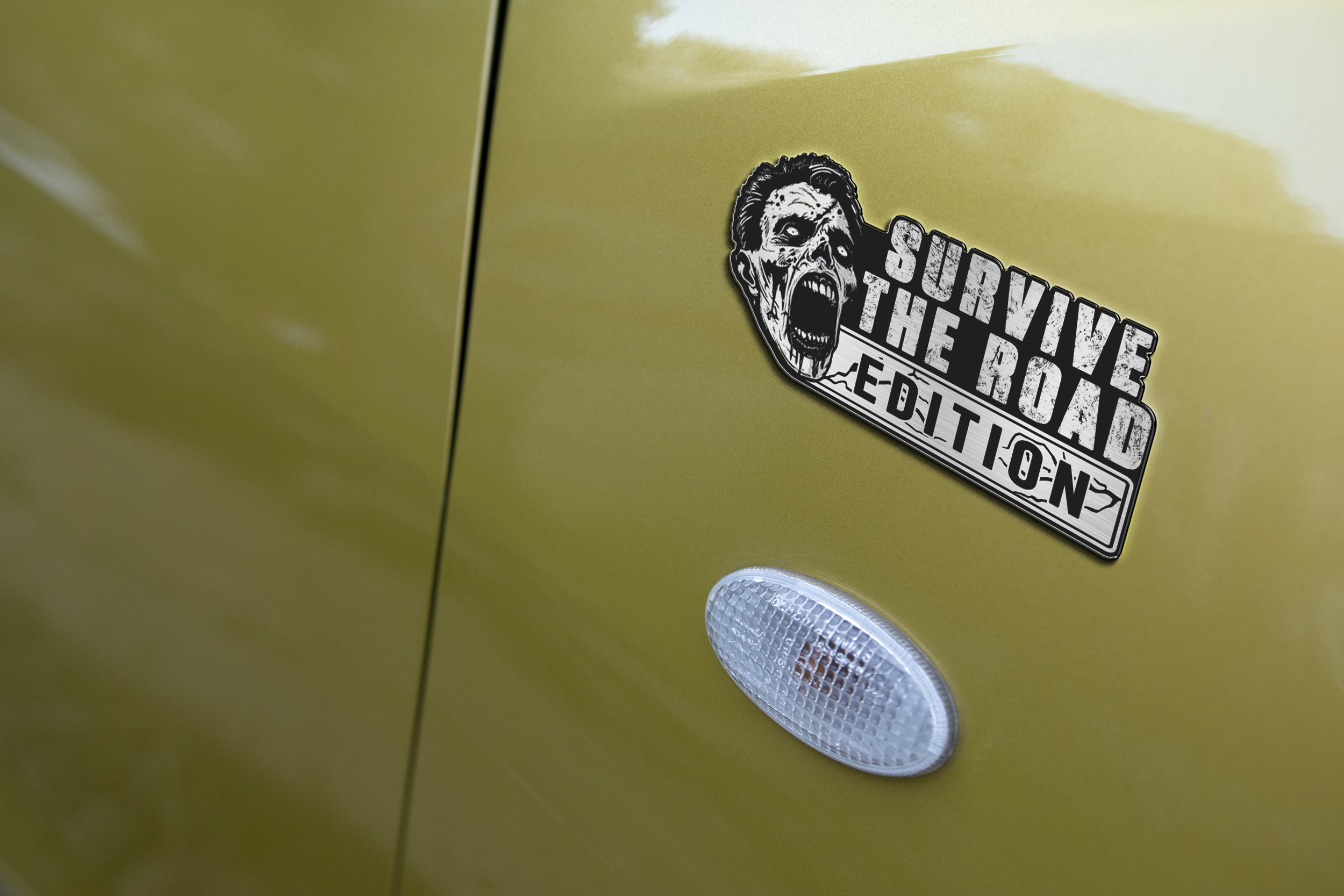 Walker Zombie Head Edition Car Emblem 4 Walker Zombie Head Edition Car Emblem - Image 4