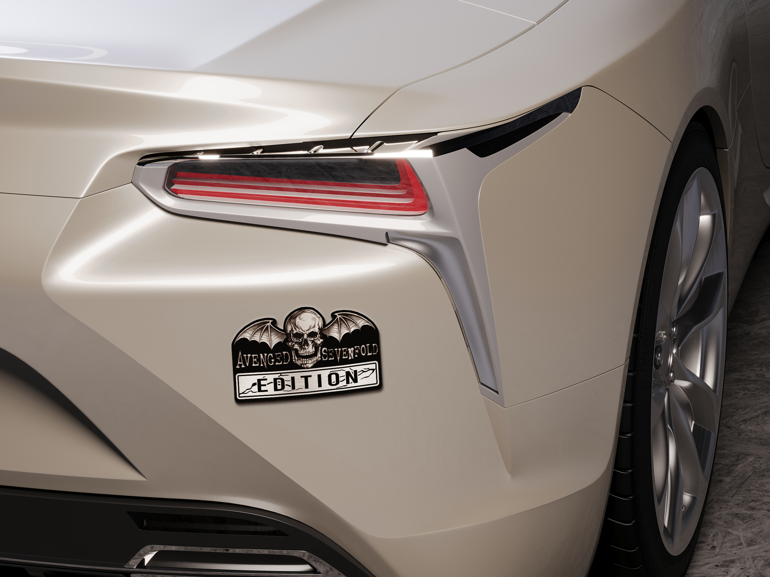 Avenged Sevenfold Edition Car Emblem 5 Avenged Sevenfold Edition Car Emblem - Image 5