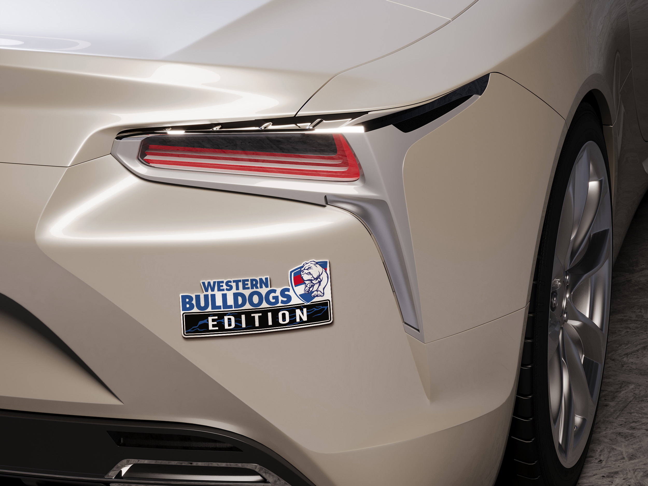 Western Bulldogs Edition Car Emblem 5 Western Bulldogs Edition Car Emblem - Image 5