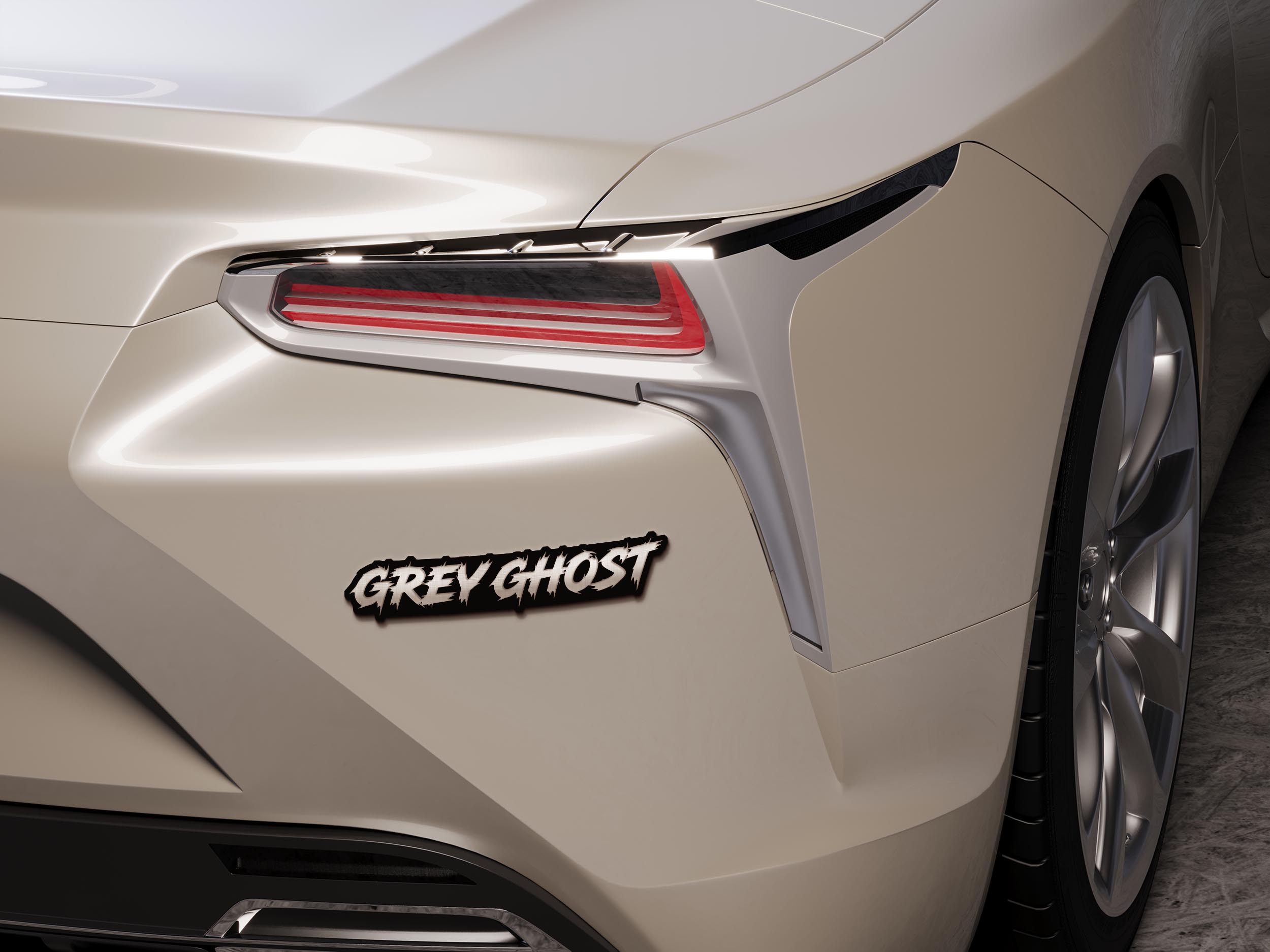 Grey Ghost Edition Car Emblem 5 Grey Ghost Edition Car Emblem - Image 5