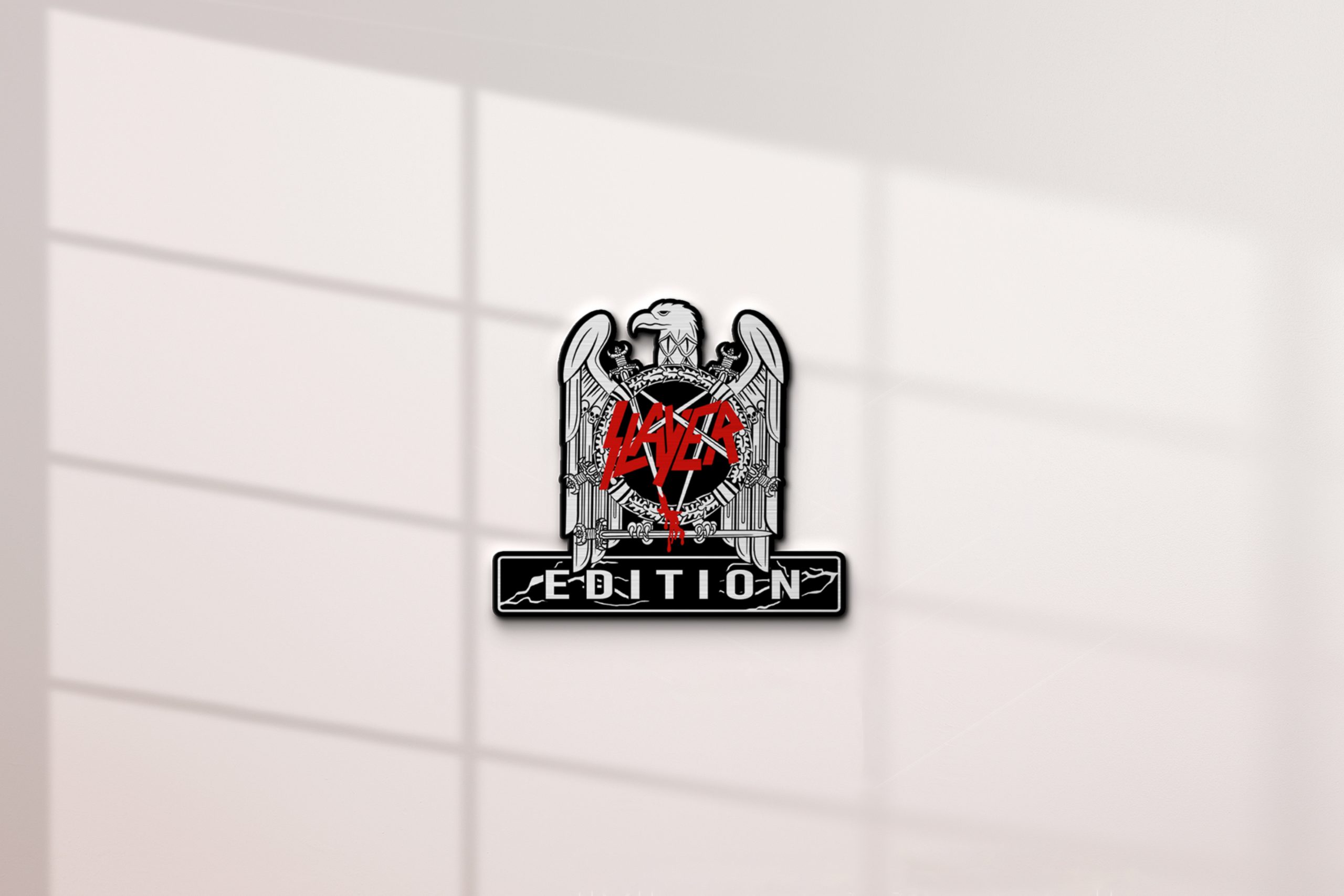 Slayer Edition Laser Engraved Car Emblem Version 3 6 Slayer Edition Laser Engraved Car Emblem Version 3 - Image 6