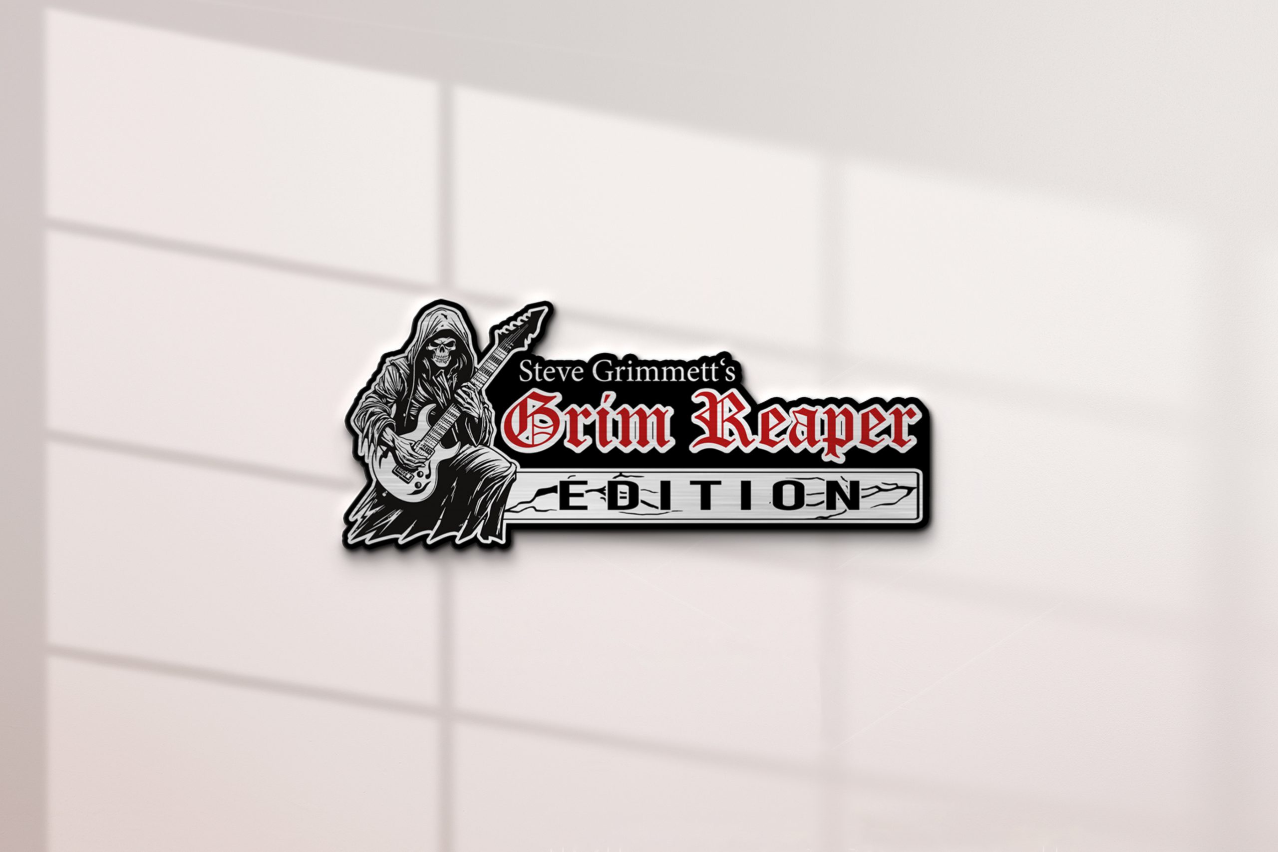 Grim Reaper Edition Custom Acrylic Car Emblem Version 2 2 Grim Reaper Edition Custom Acrylic Car Emblem Version 2 - Image 2