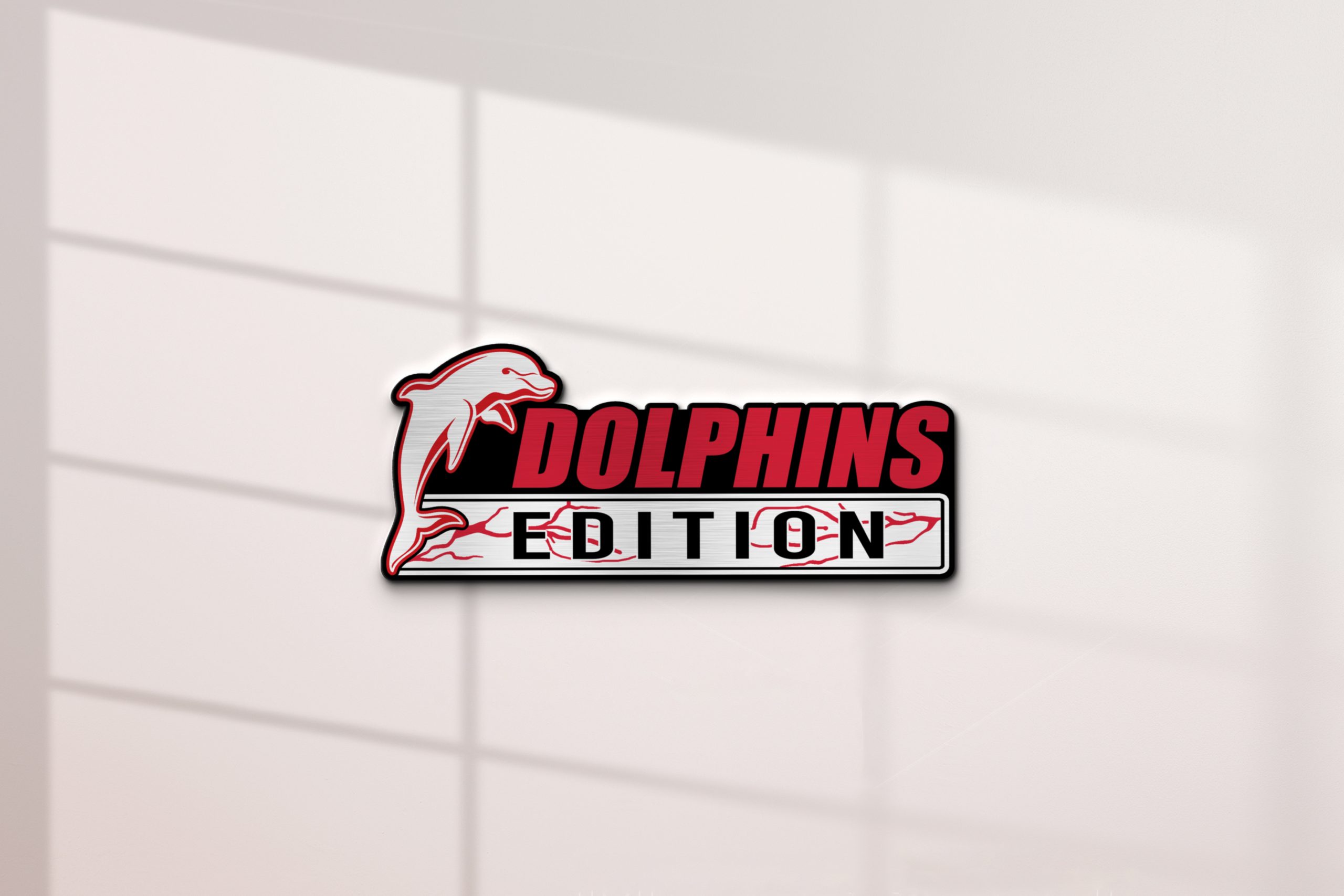 Dolphins Edition Car Emblem 6 Dolphins Edition Car Emblem - Image 6