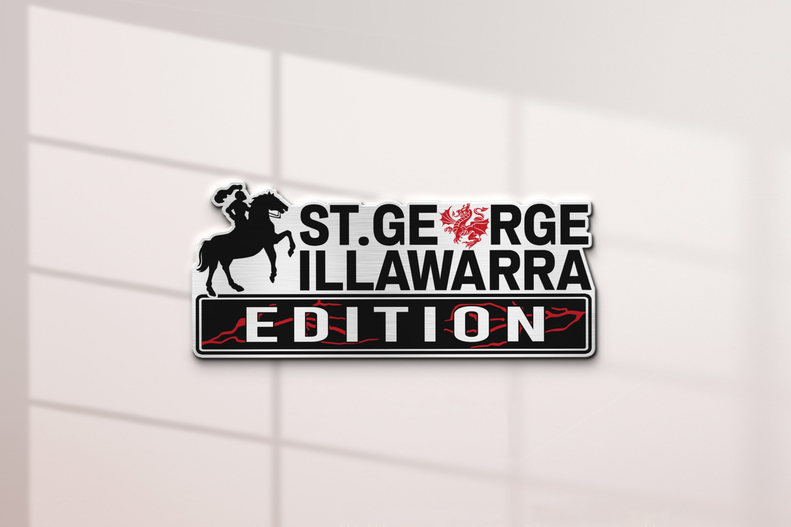 St. George Illawarra Dragons Edition Car Emblem 6 St. George Illawarra Dragons Edition Car Emblem - Image 6