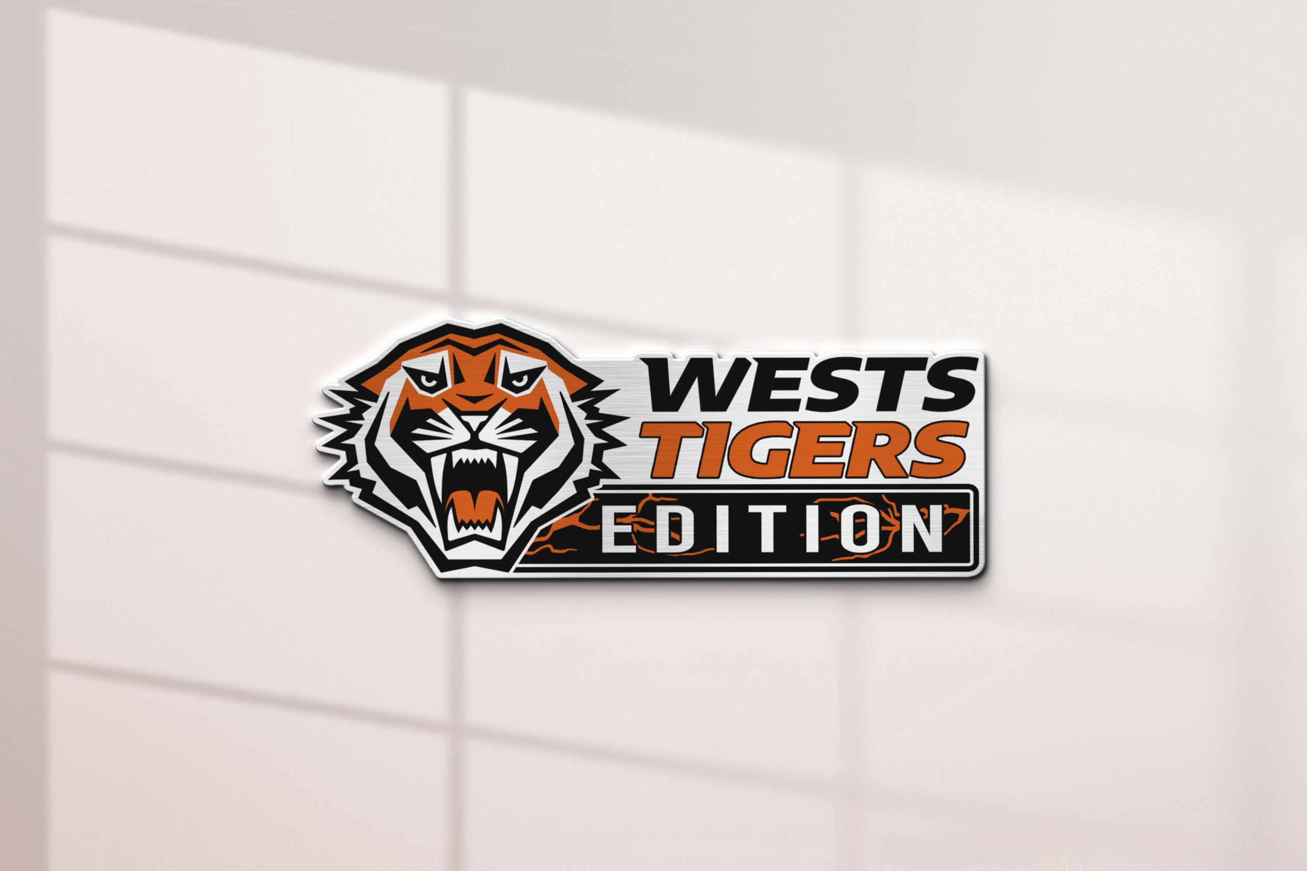 Wests Tigers Edition Car Emblem 6 Wests Tigers Edition Car Emblem - Image 6