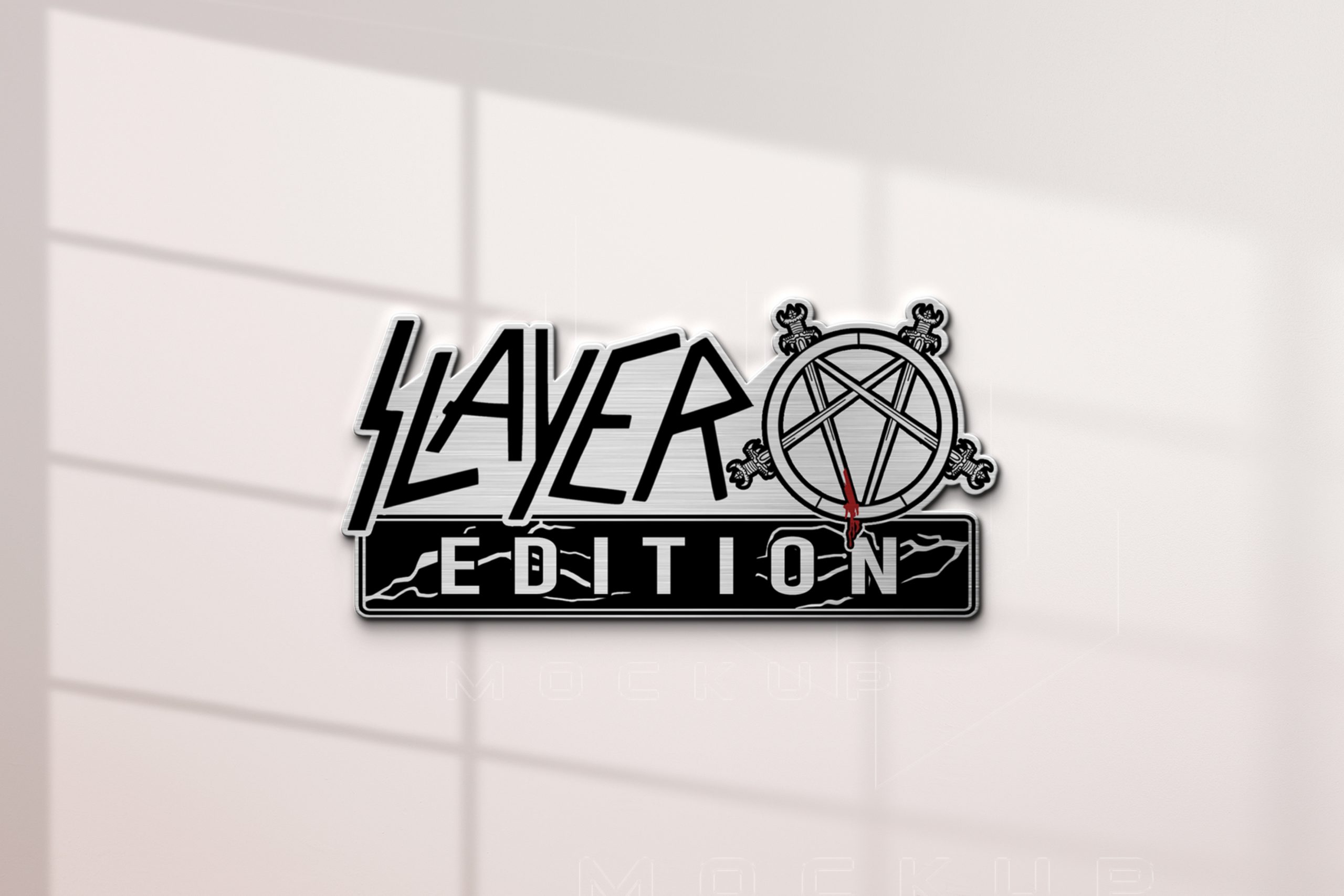 Slayer Edition Laser Engraved Car Emblem 6 Slayer Edition Laser Engraved Car Emblem - Image 6