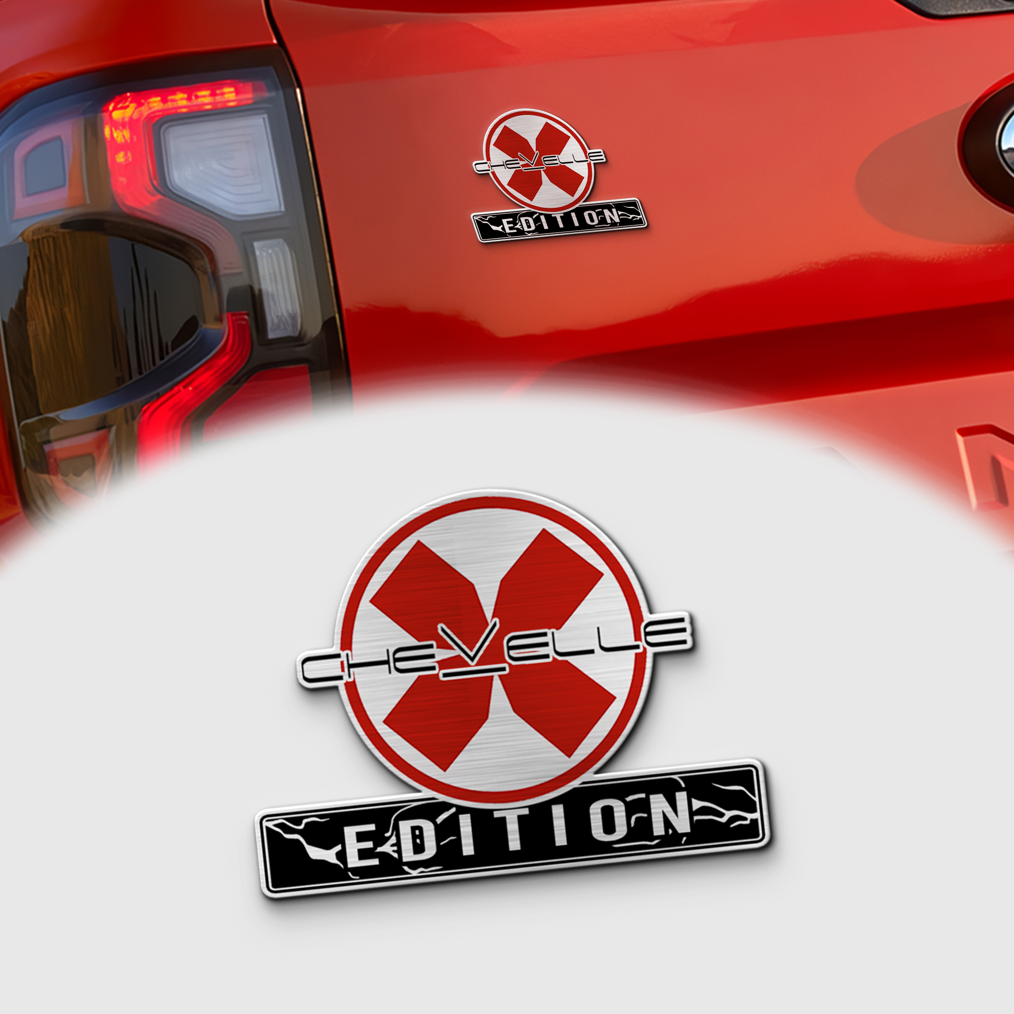 CheVelle Edition Laser Engraved Car Emblem Version 2 1 CheVelle Edition Laser Engraved Car Emblem Version 2