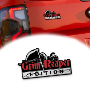 Grim Reaper Edition Custom Acrylic Car Emblem Version 1