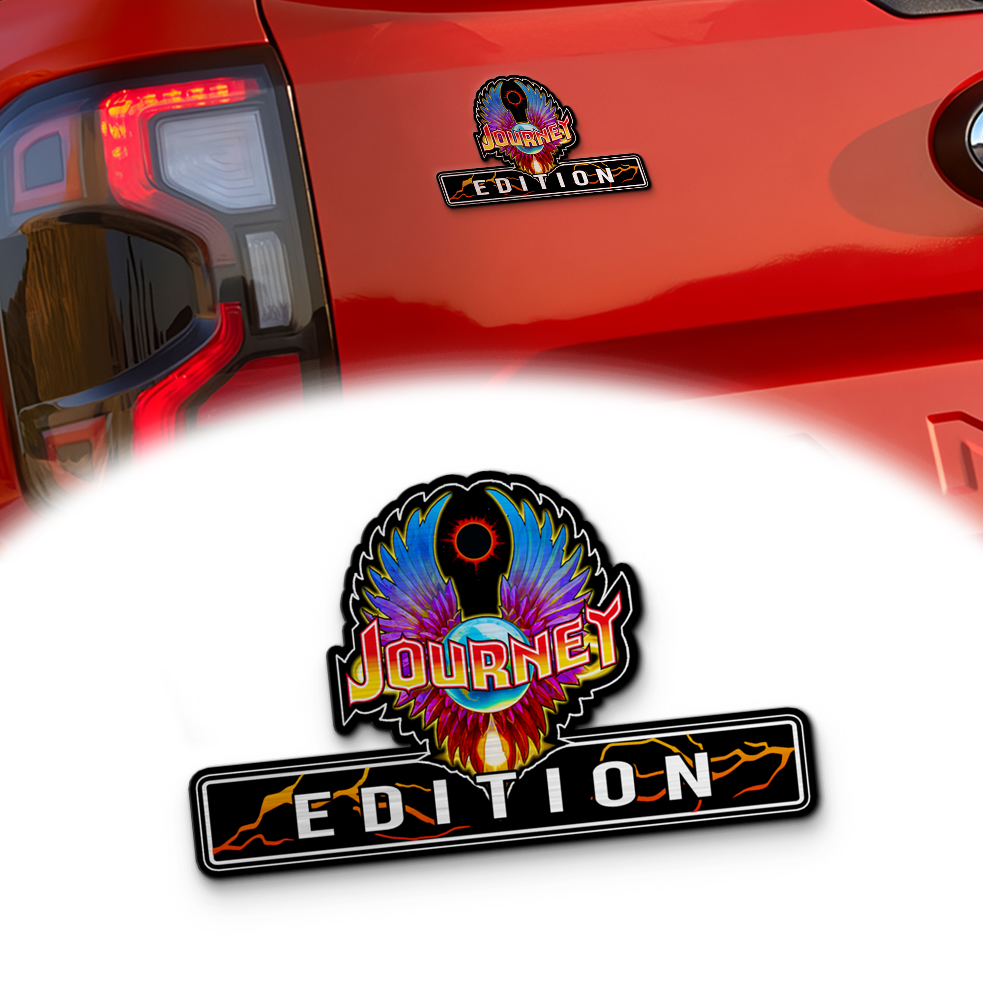 Journey Edition Laser Engraved Car Emblem Version 2 1 Journey Edition Laser Engraved Car Emblem Version 2