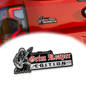 Grim Reaper Edition Custom Acrylic Car Emblem Version 2