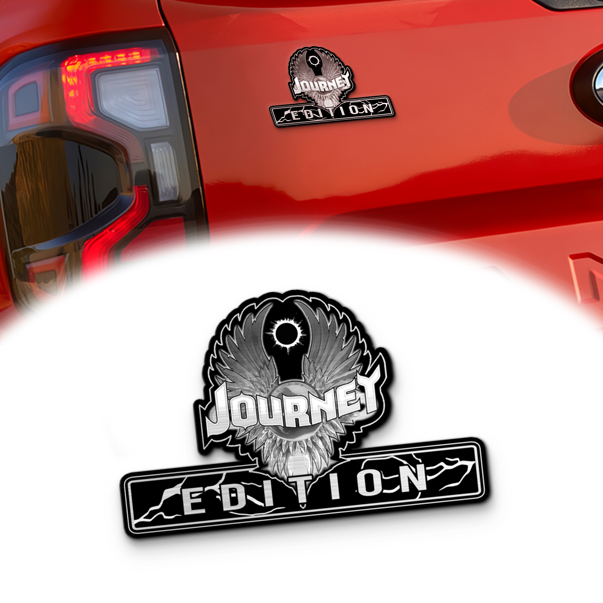 Journey Edition Laser Engraved Car Emblem Version 3 1 Journey Edition Laser Engraved Car Emblem Version 3