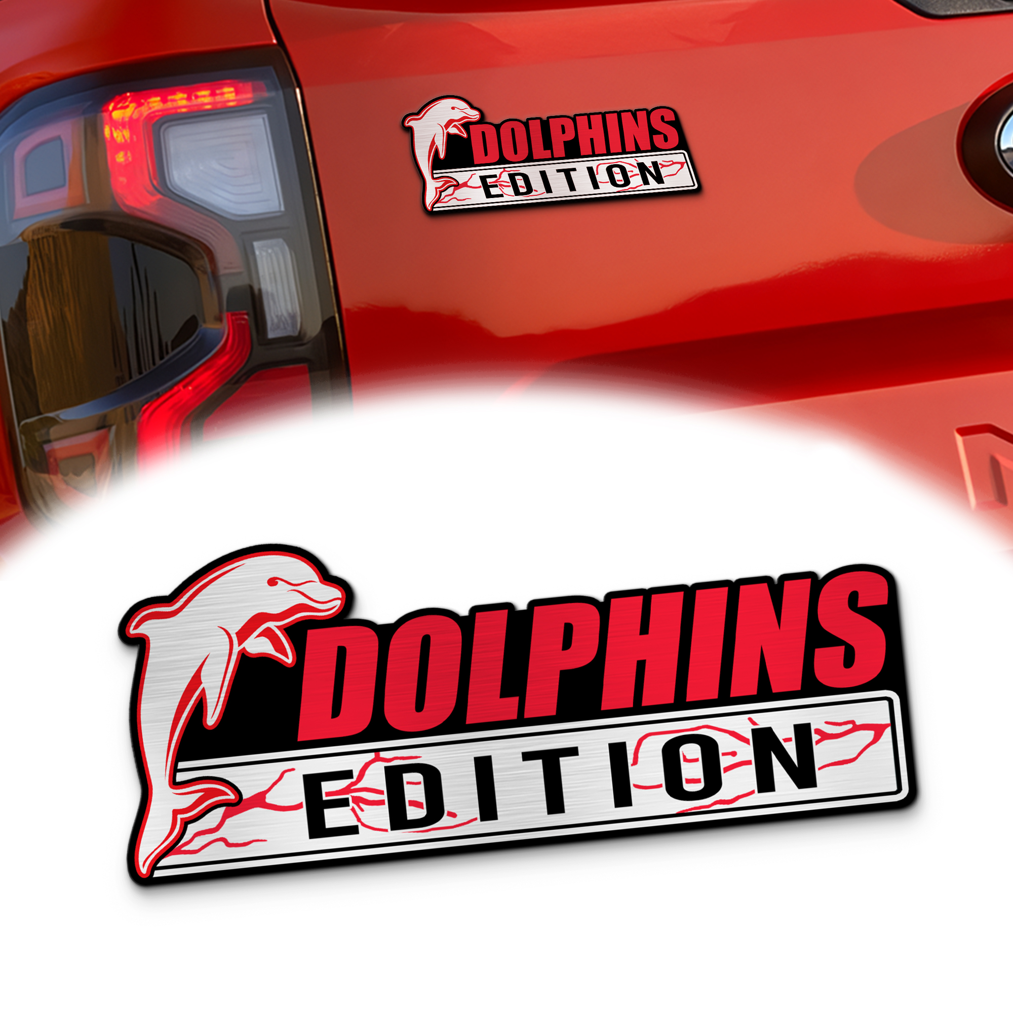 Dolphins Edition Car Emblem 1 Dolphins Edition Car Emblem