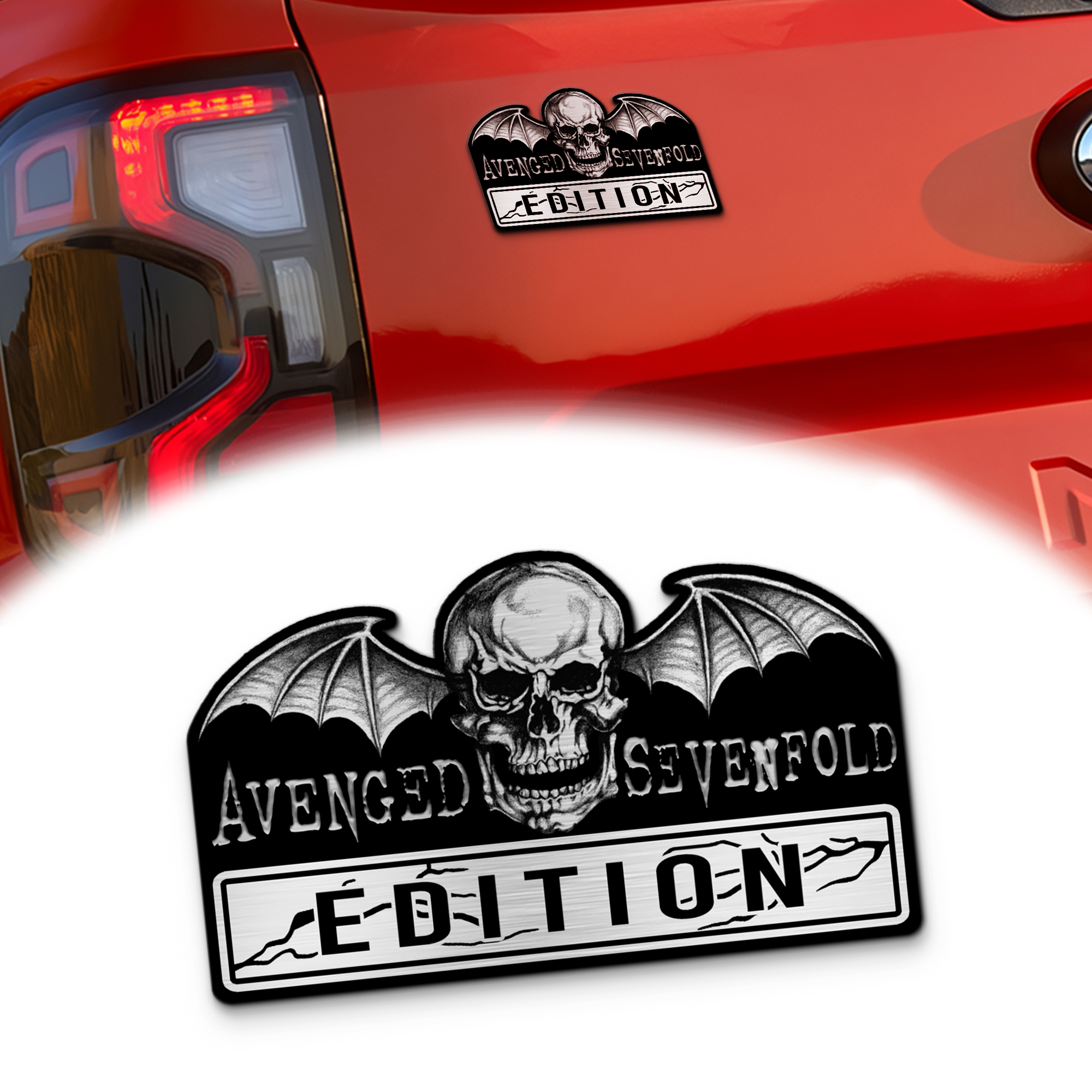 Avenged Sevenfold Edition Car Emblem 1 Avenged Sevenfold Edition Car Emblem