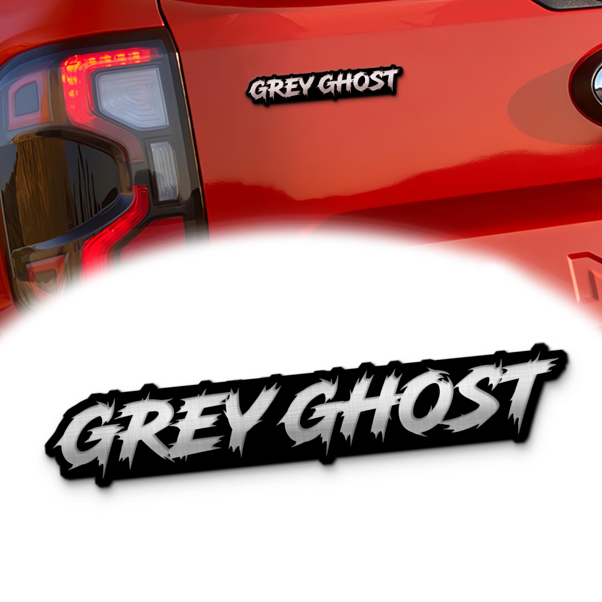 Grey Ghost Edition Car Emblem 1 Grey Ghost Edition Car Emblem