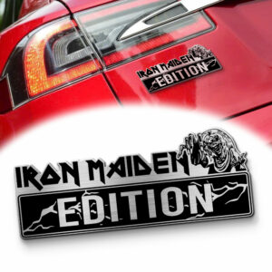 Iron Maiden Edition Laser Engraved Car Name Emblem