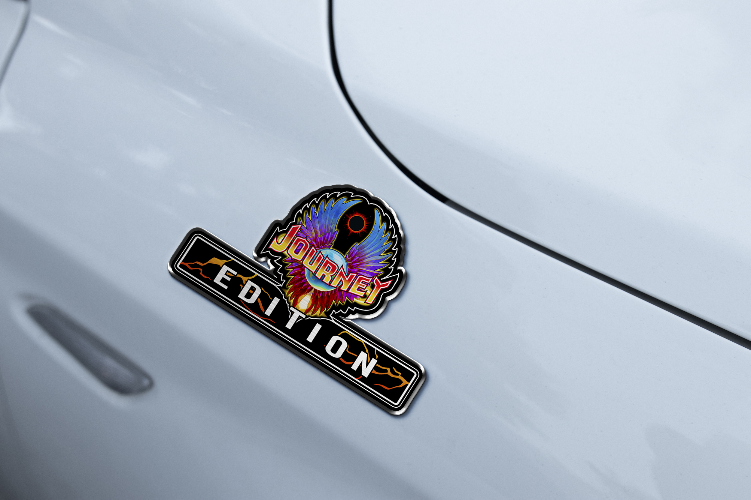 Journey Edition Laser Engraved Car Emblem Version 2 7 Journey Edition Laser Engraved Car Emblem Version 2 - Image 7