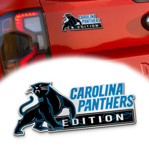 Carolina Panthers Edition Inspired Laser Engraved Car Emblem Version 1