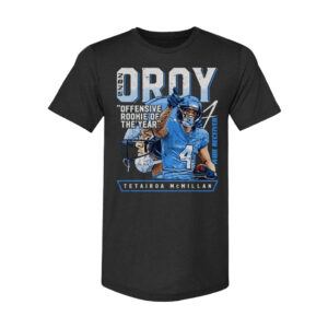 Carolina Panthers Tetairoa McMillan 2025 OROY T-Shirt