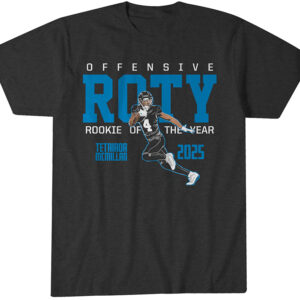 Carolina Panthers Tetairoa McMillan 2025 Offensive Rookie of the Year T-Shirt