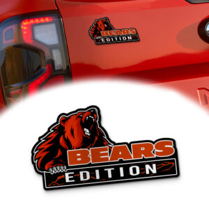 Chicago Bears Edition Inspired Laser Engraved Car Emblem Version 1