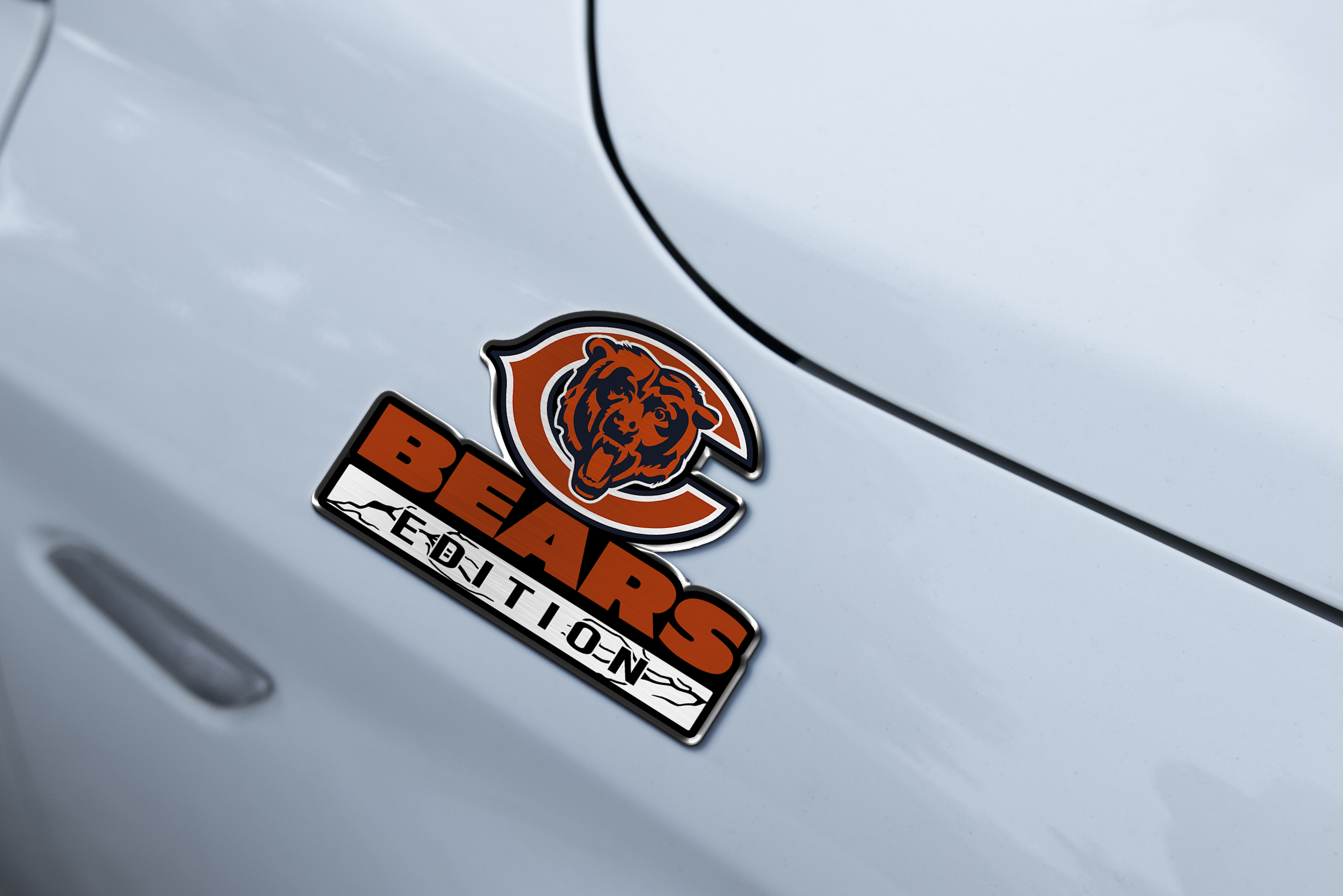 Chicago Bears Edition Inspired Laser Engraved Car Emblem Version 2 6 Chicago Bears Edition Inspired Laser Engraved Car Emblem Version 2 - Image 6