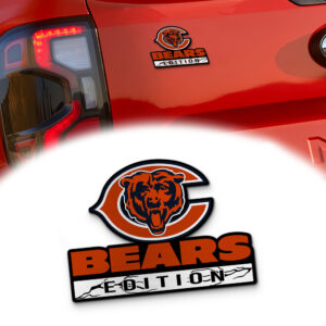 Chicago Bears Edition Inspired Laser Engraved Car Emblem Version 2