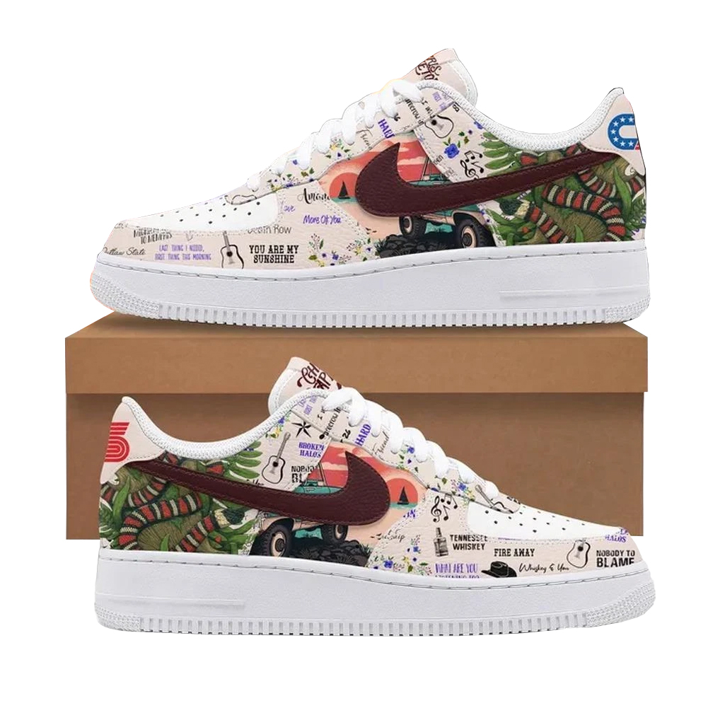 Chris Stapleton Music Air Force 1 Shoes Sneakers 1 Chris Stapleton Music Air Force 1 Shoes Sneakers