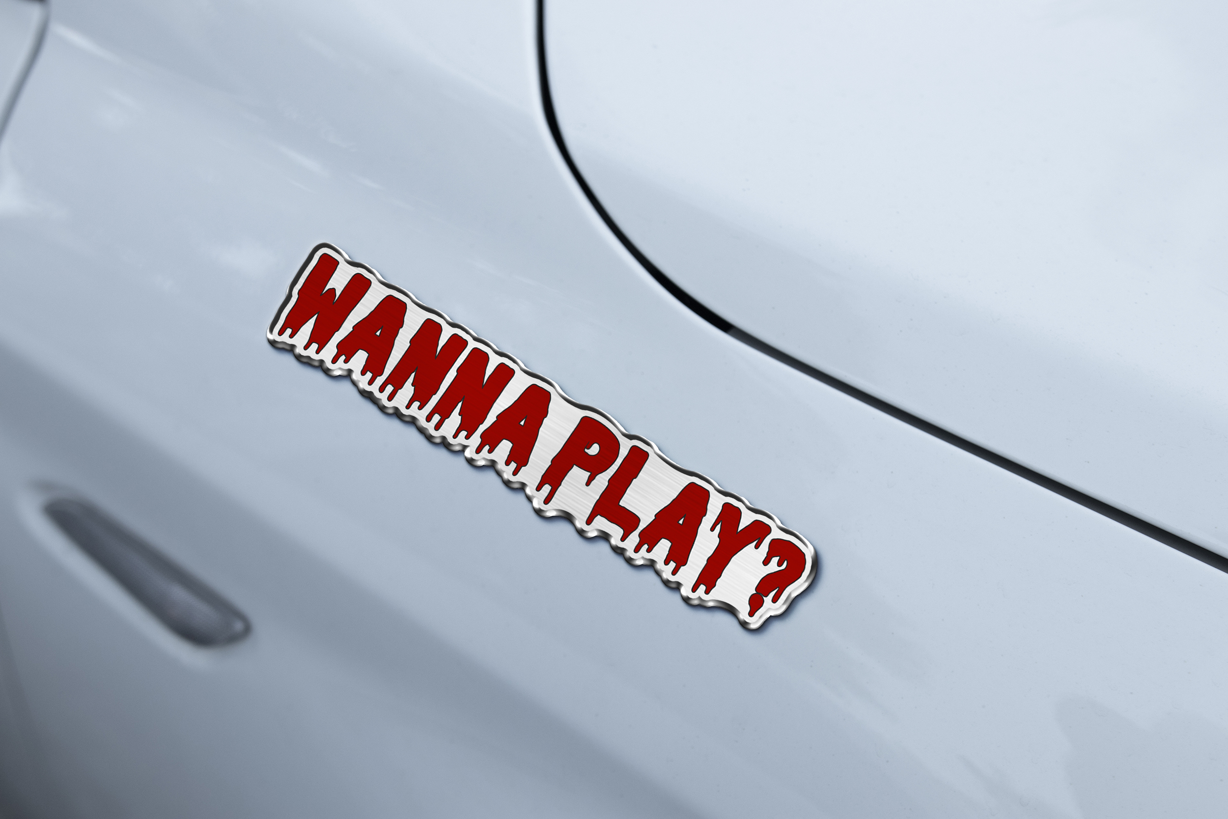 Chucky Iconic Quote Edition Laser Engraved Car Emblem 6 Chucky Iconic Quote Edition Laser Engraved Car Emblem - Image 6