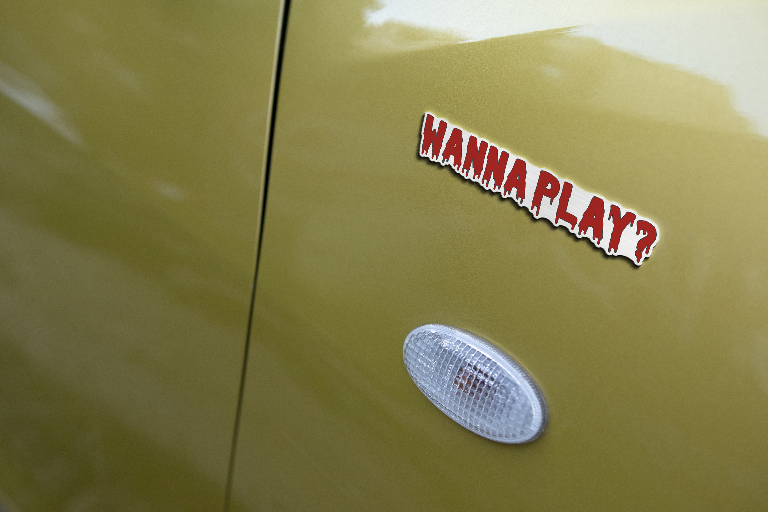 Chucky Iconic Quote Edition Laser Engraved Car Emblem 5 Chucky Iconic Quote Edition Laser Engraved Car Emblem - Image 5