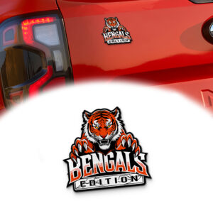Cincinnati Bengals Edition Inspired Custom Acrylic Car Emblem Version 2