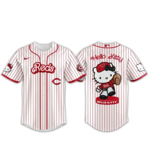 Cincinnati Reds Major League Baseball 2026 Hello Kitty Baseball Jersey
