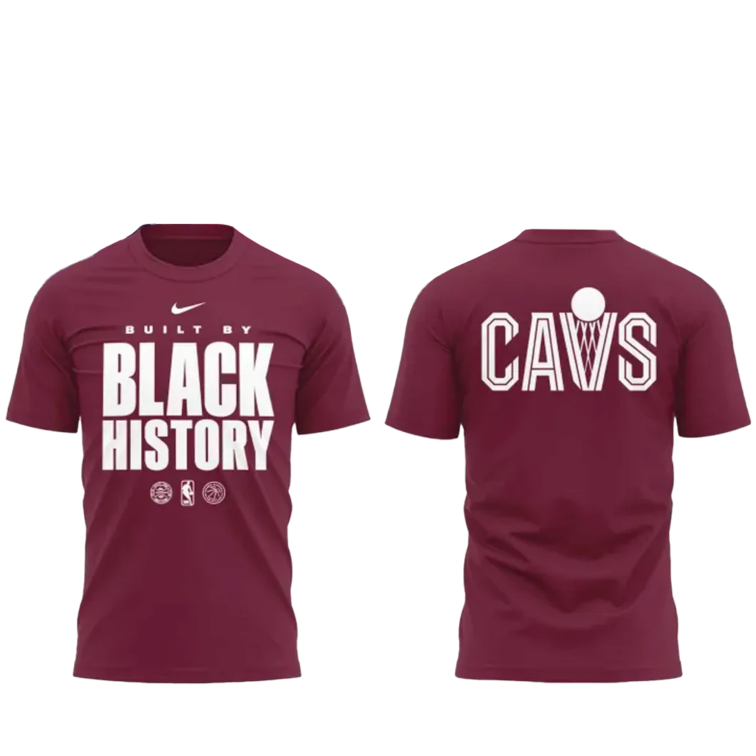 Cleveland Cavaliers Built By Black History Shirt 1 Cleveland Cavaliers Built By Black History Shirt