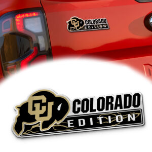 Colorado Buffaloes Edition Acrylic Car Name Emblem