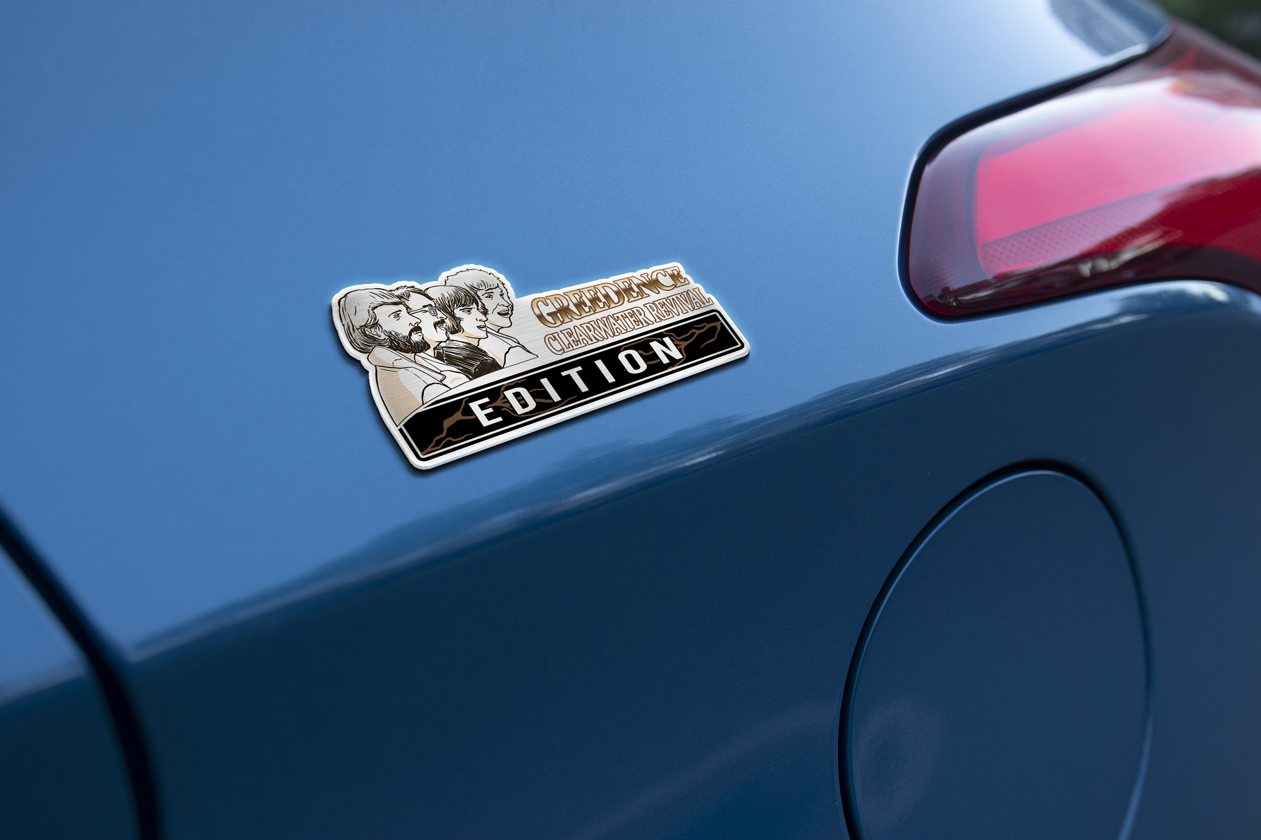 Creedence Clearwater Revival Edition Acrylic Car Emblem 4 Creedence Clearwater Revival Edition Acrylic Car Emblem - Image 4